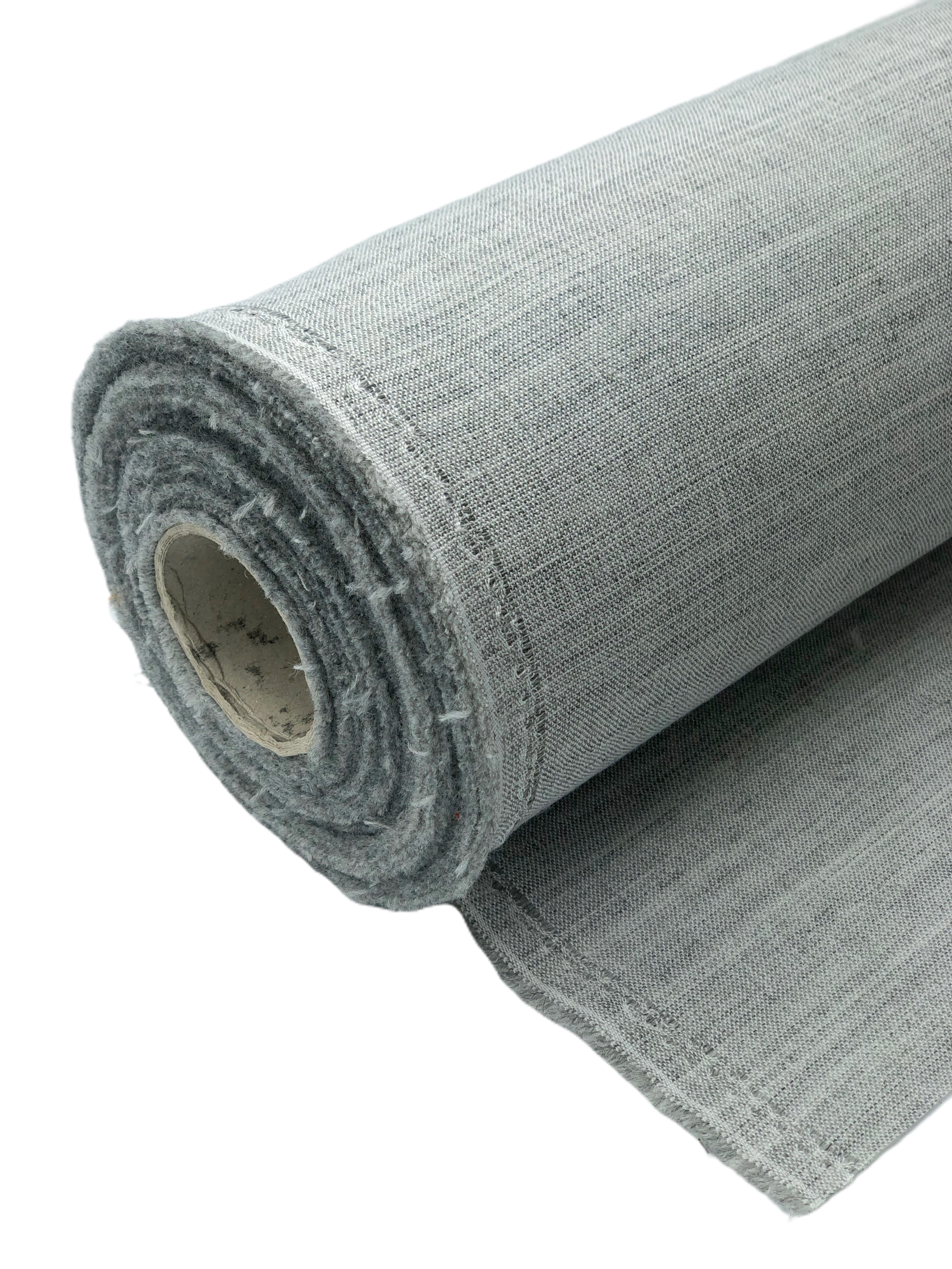 Rosshaar Einlage zum Nähen 80cm breit grau;silber