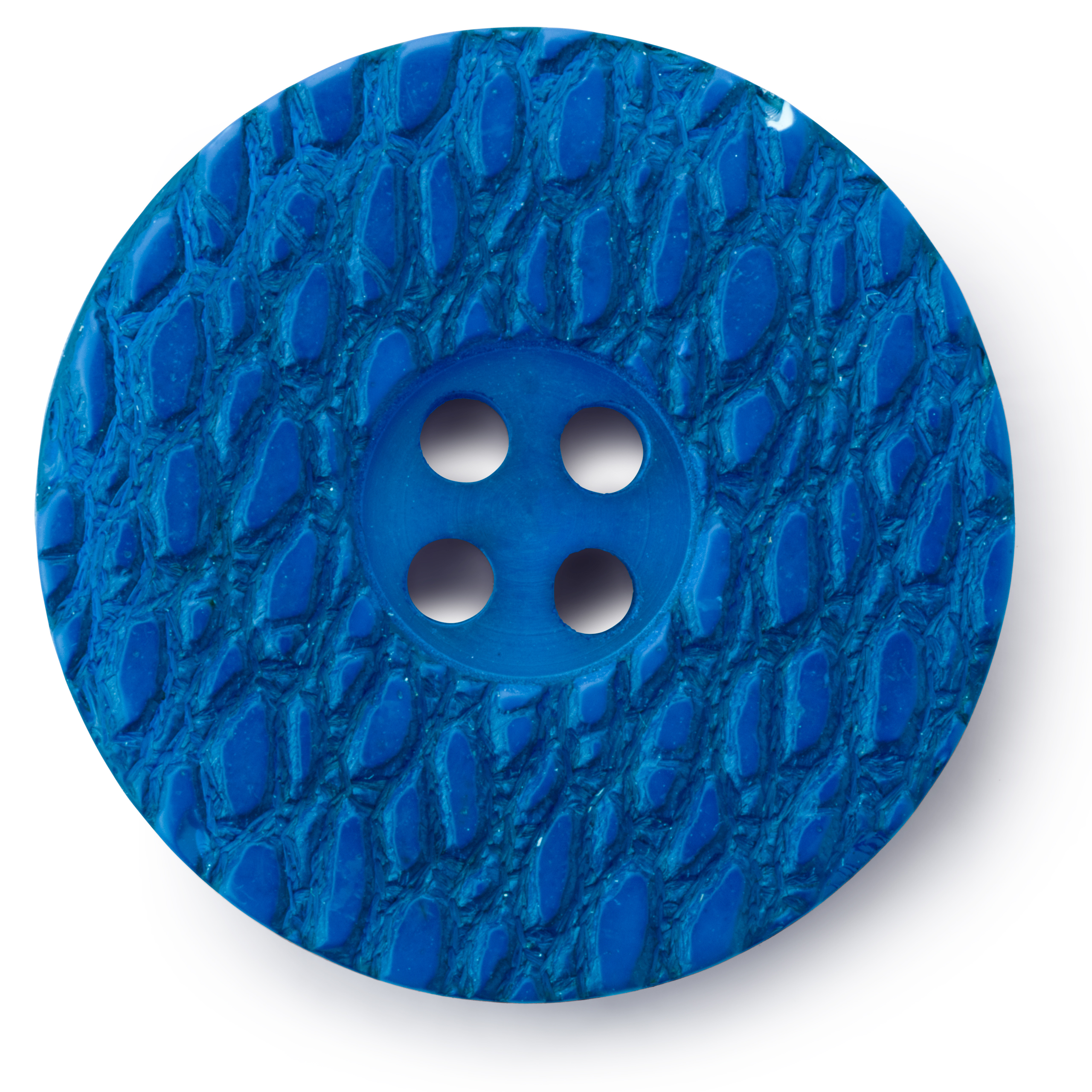 Knopf "Schlangenprint", 4-Loch, in versch. Farben