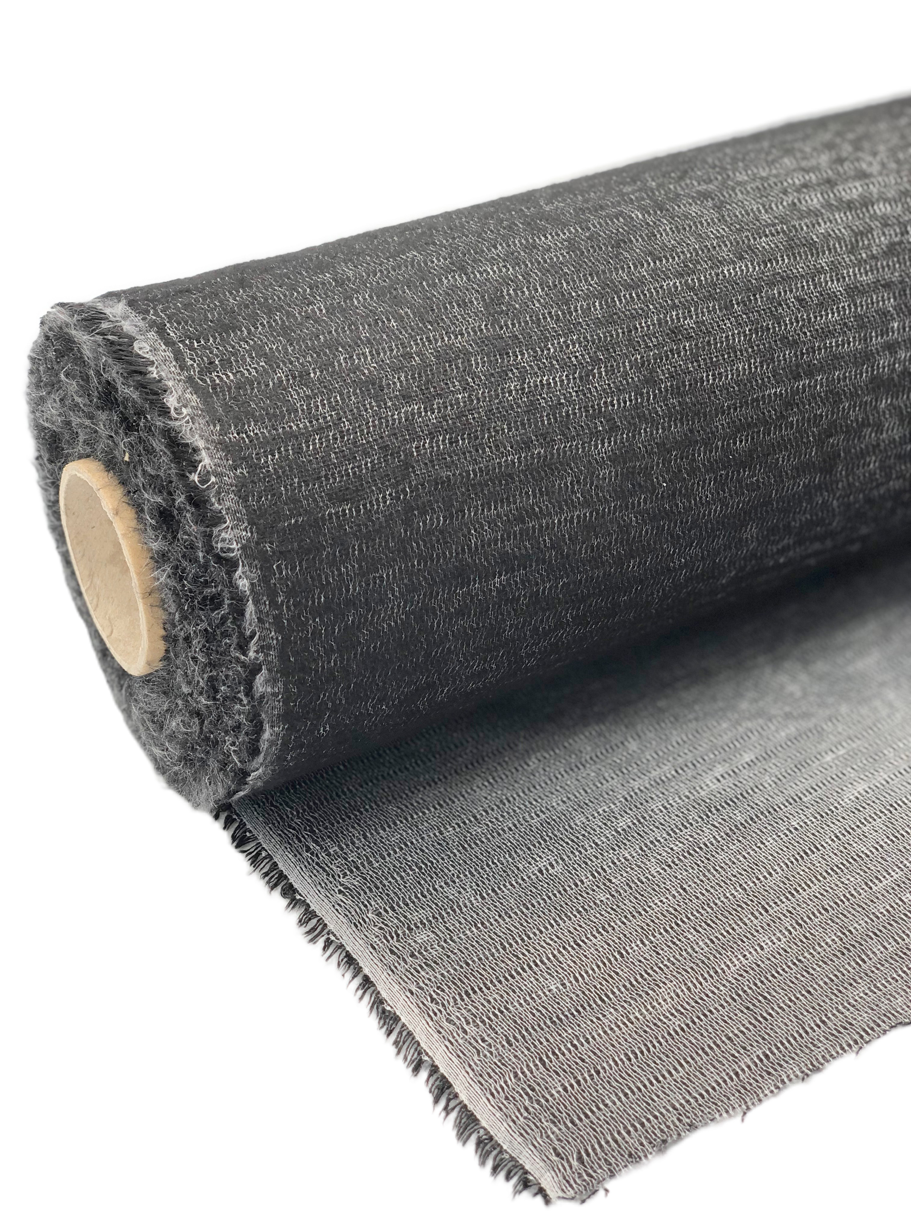 Gewirkte Vlieseline Aufbügelbare Einlage 80cm breit schwarz