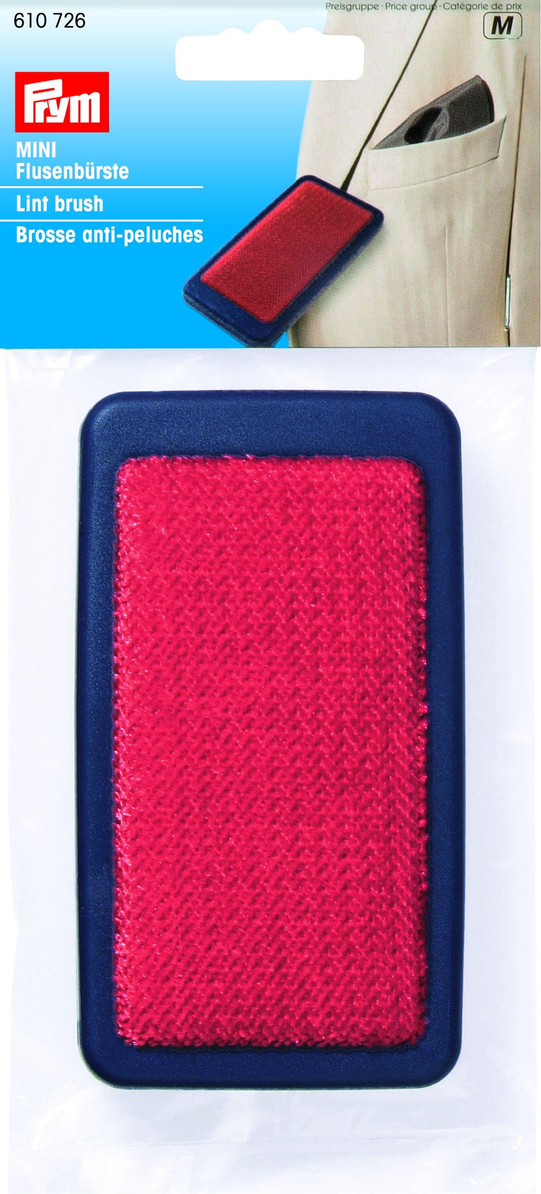 Flusenbürsten Rot, Rot vorne