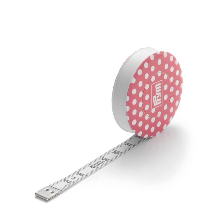 Rollmaßband Prym Love, pink, 150cm lose