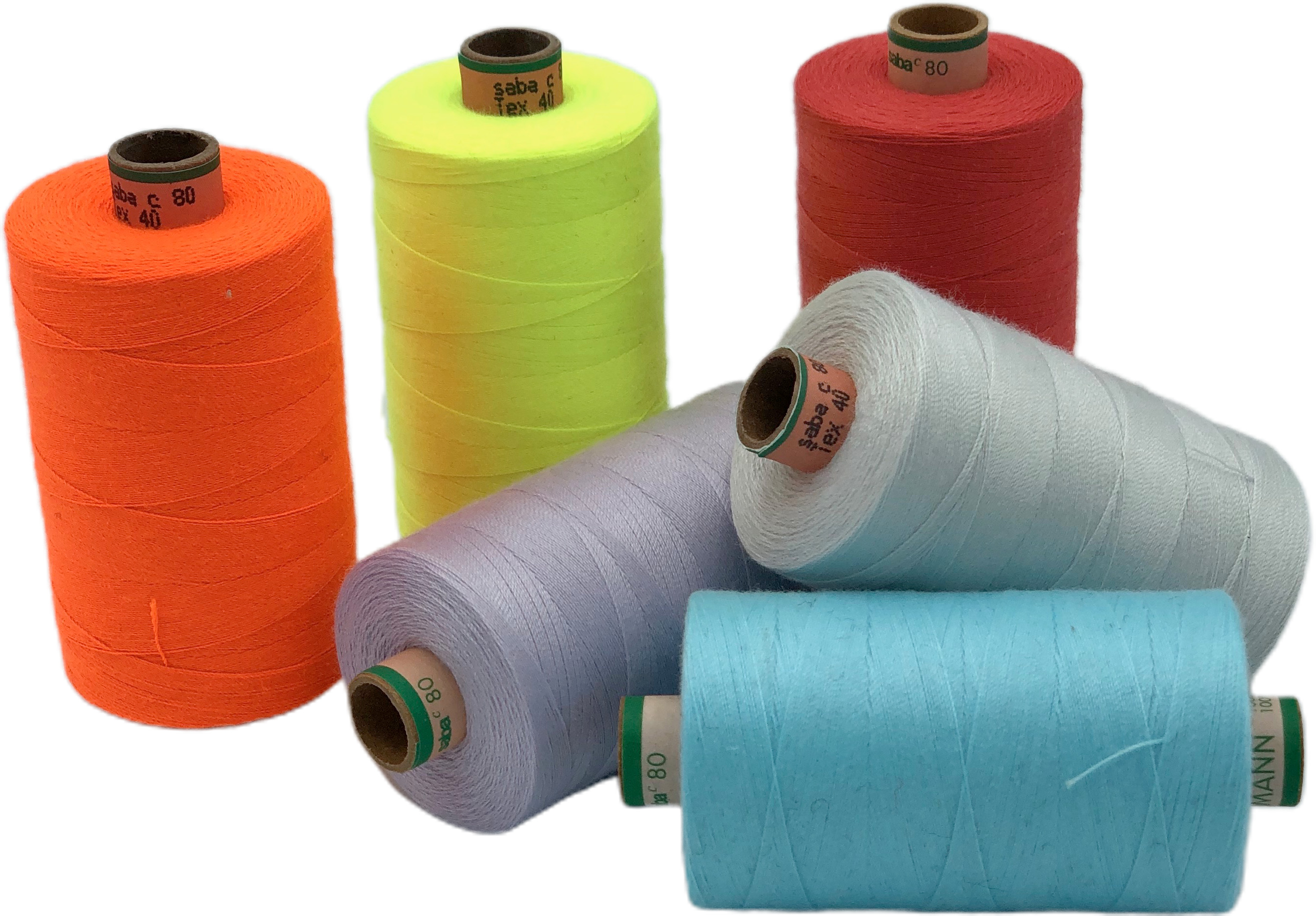 Nähgarn von Amann, 80er Stärke in verschiedenen Farben lose