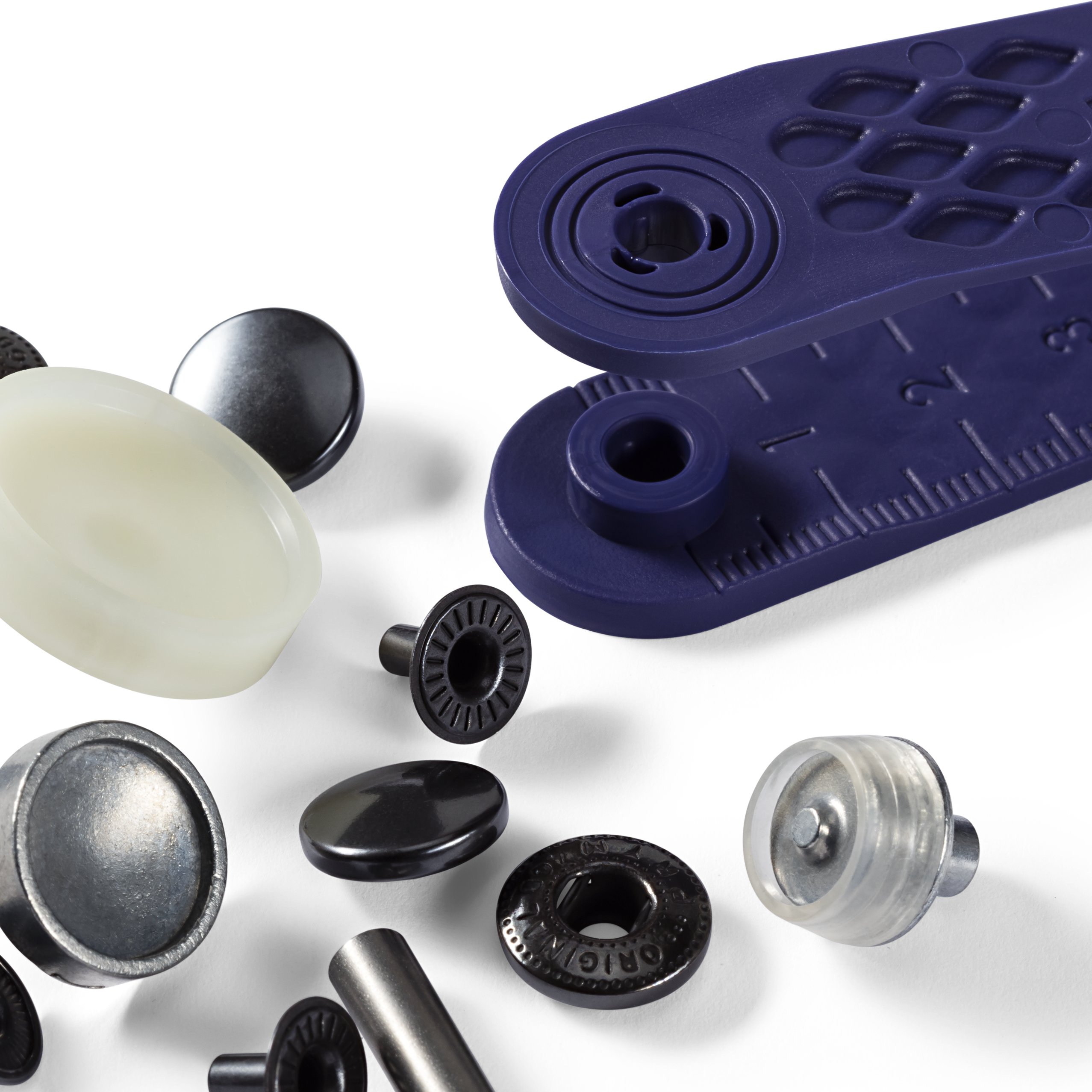 Nähfrei-Druckknopf Anorak, 12mm, brüniert lose