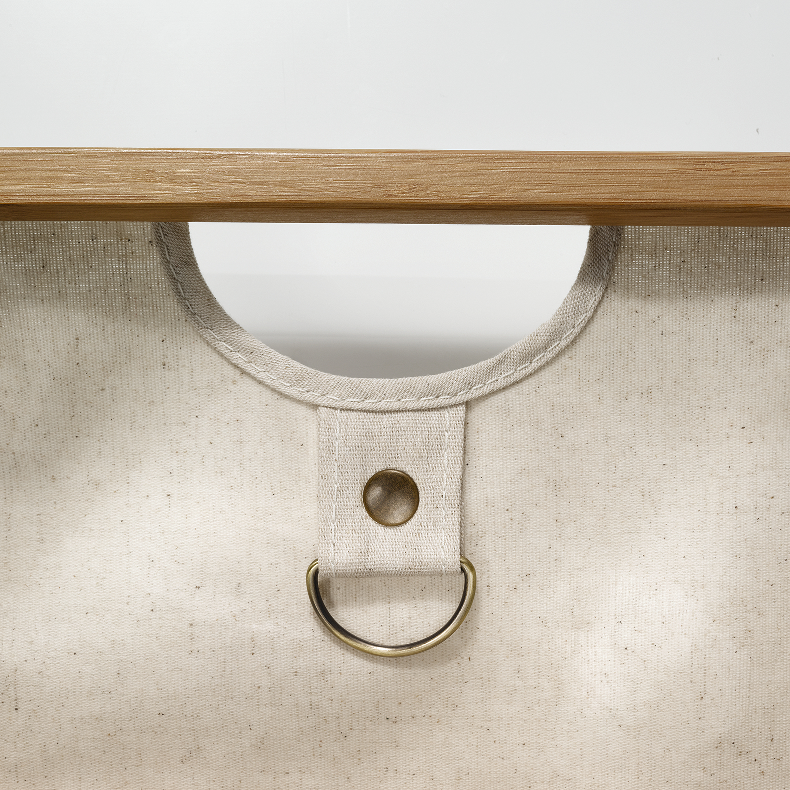 Store & Travel Bags "Canvas & Bamboo" in Natur