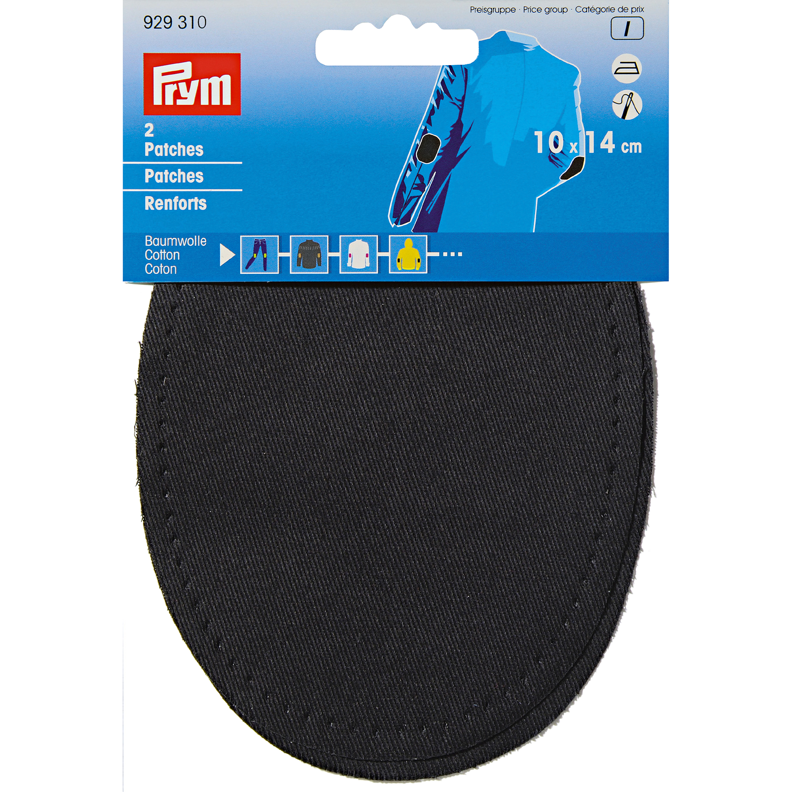 Patches, Baumwolle, aufbügelbar, versch. Farben