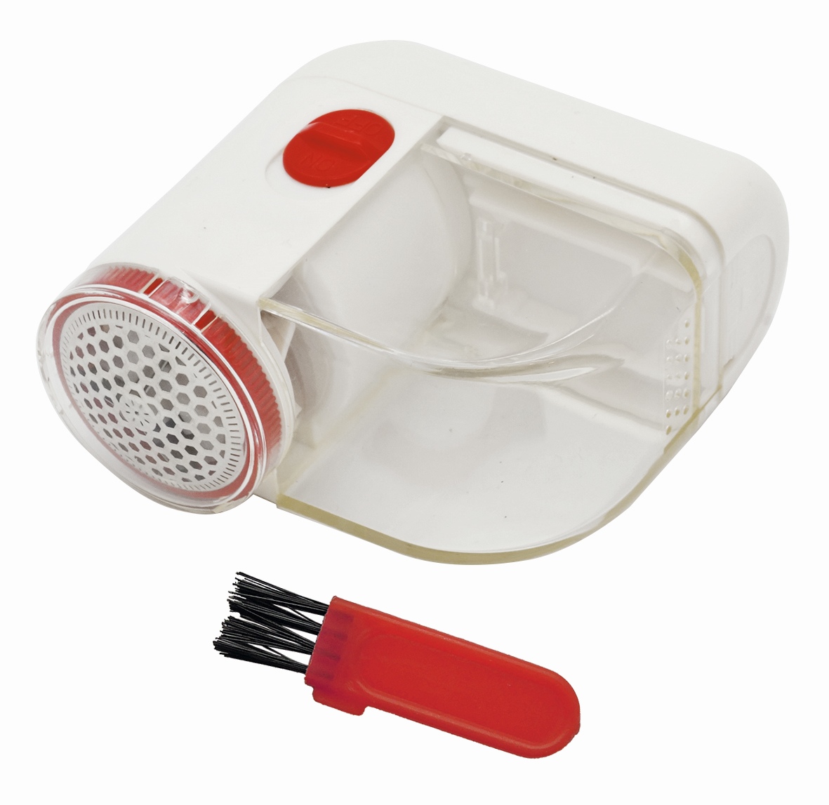 Woll-Rasierer klein weiss vorne