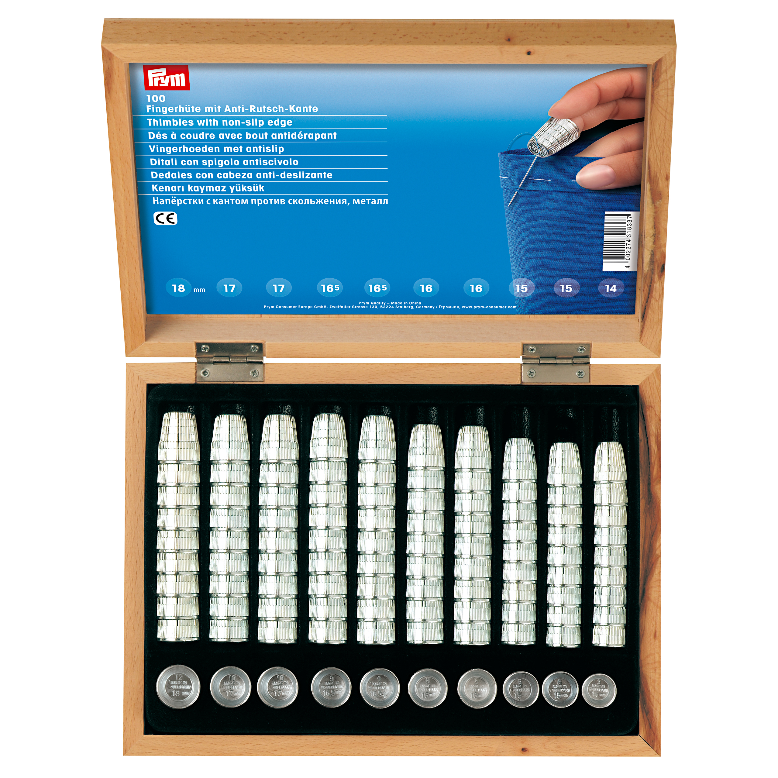 Fingerhüte mit Anti-Rutsch-Kante