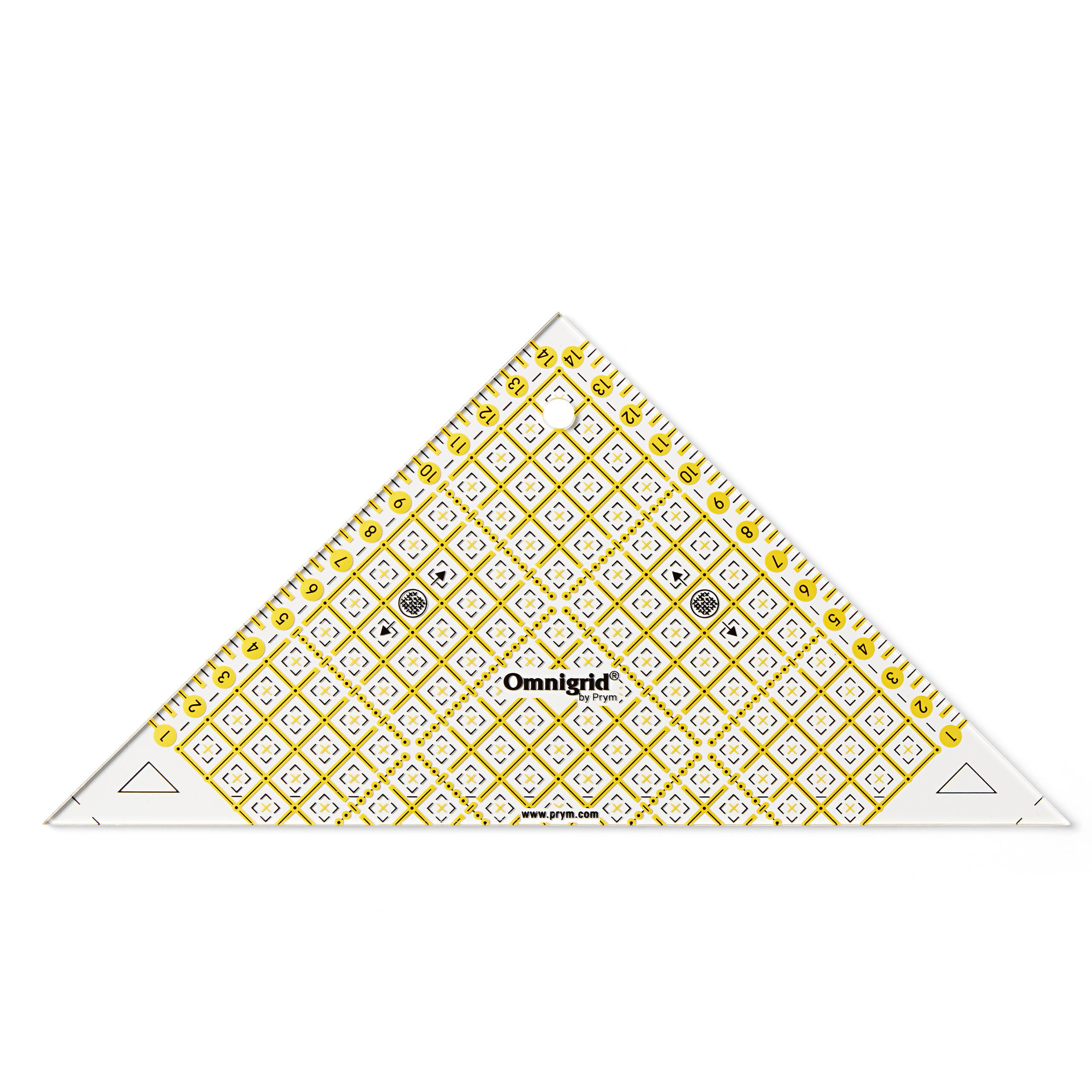 Flottes Dreieck, für ½ Quadrat-Dreiecke, bis 6inch