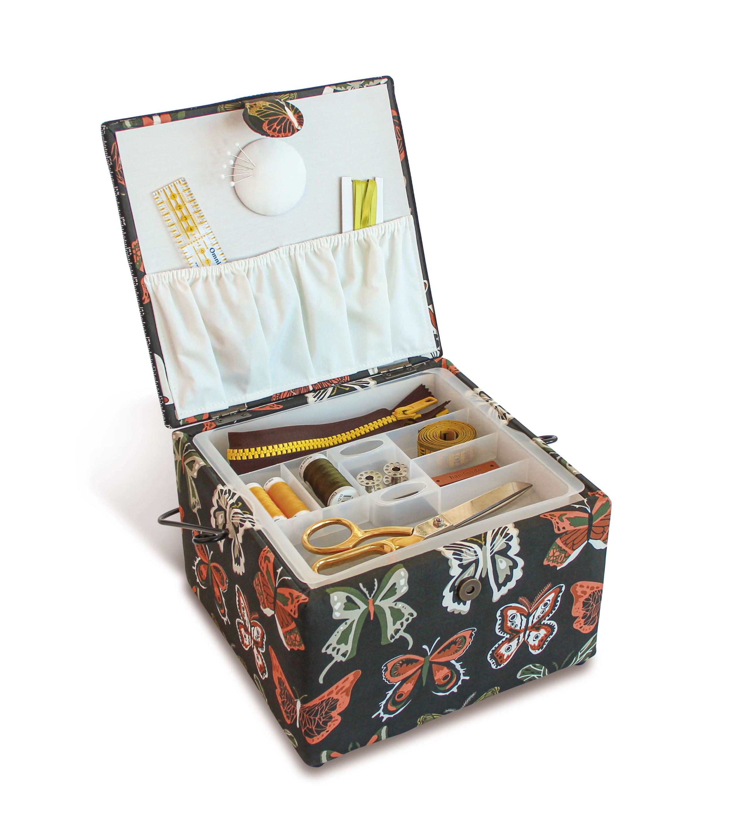 Nähkorb L Butterfly offen