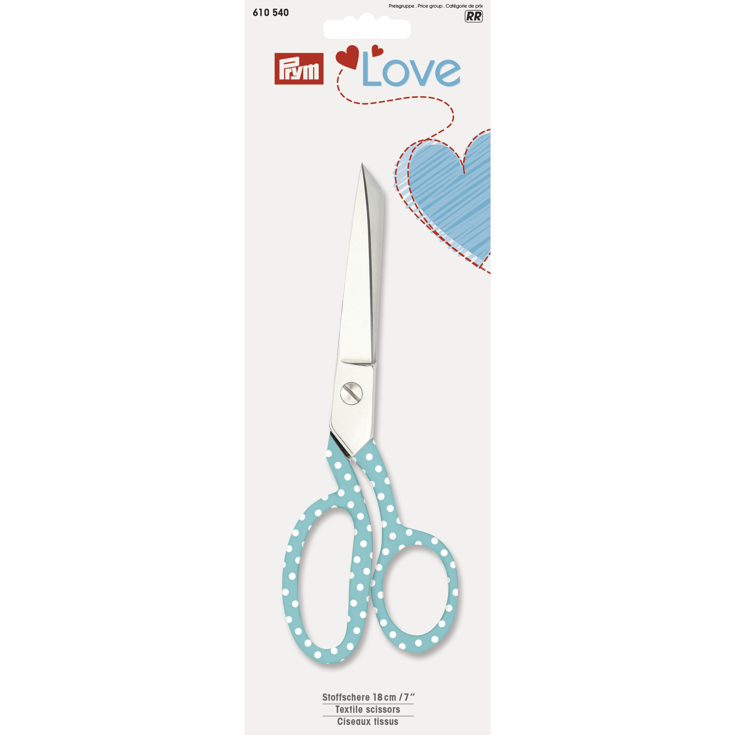 Stoffschere "Prym Love" 18cm karte