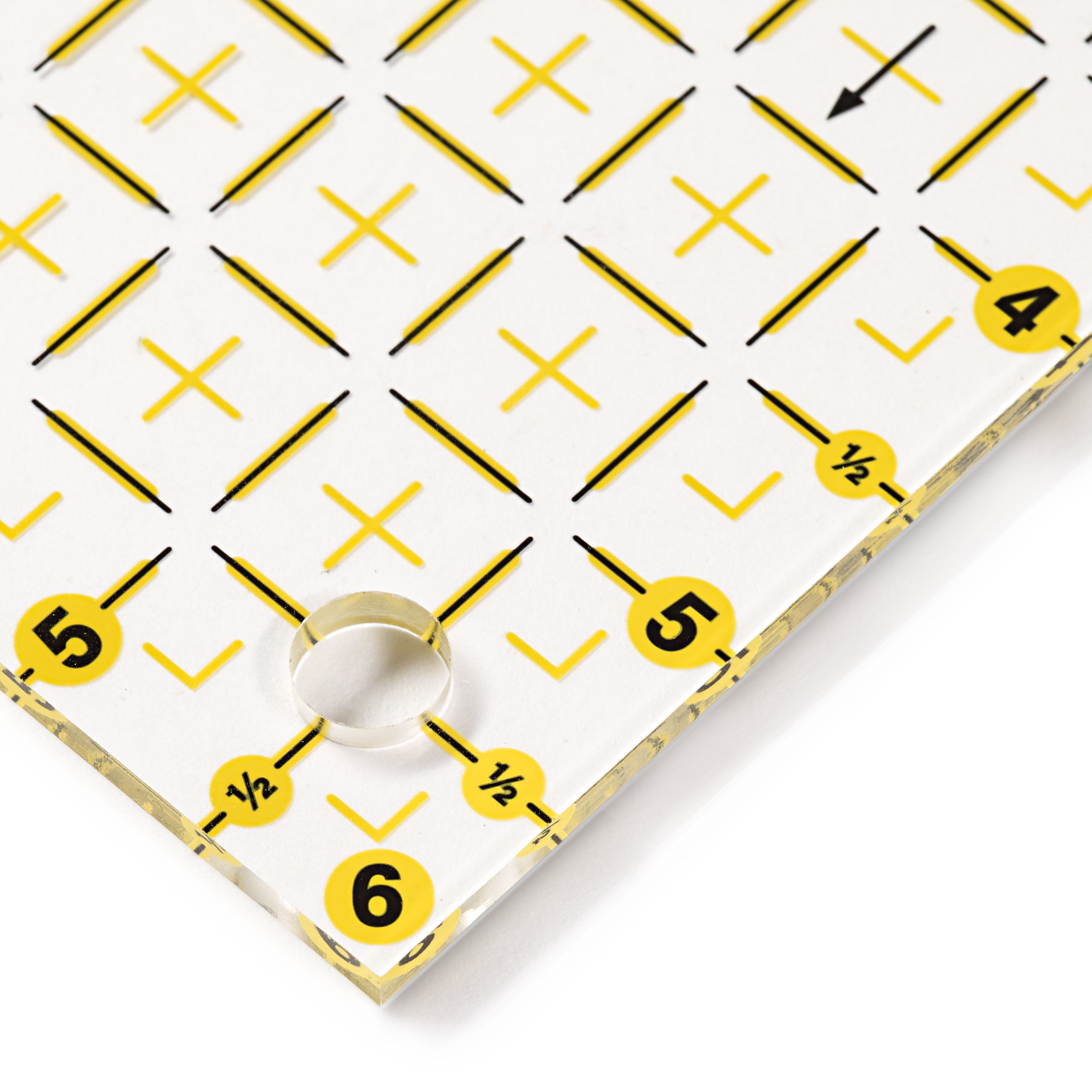 Flottes Dreieck, für ½ Quadrat-Dreiecke, bis 6inch