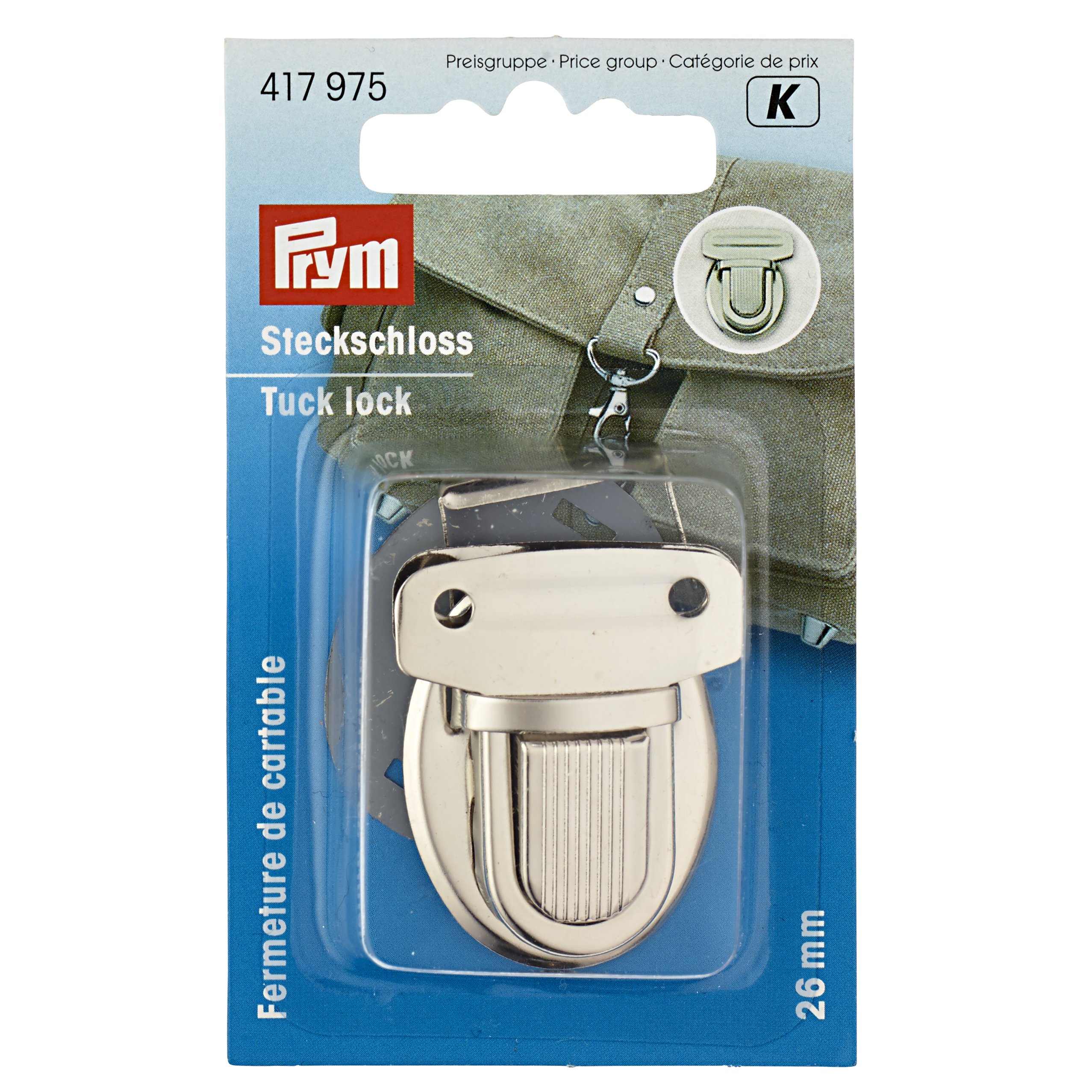 Steckschlösser Silber Karte