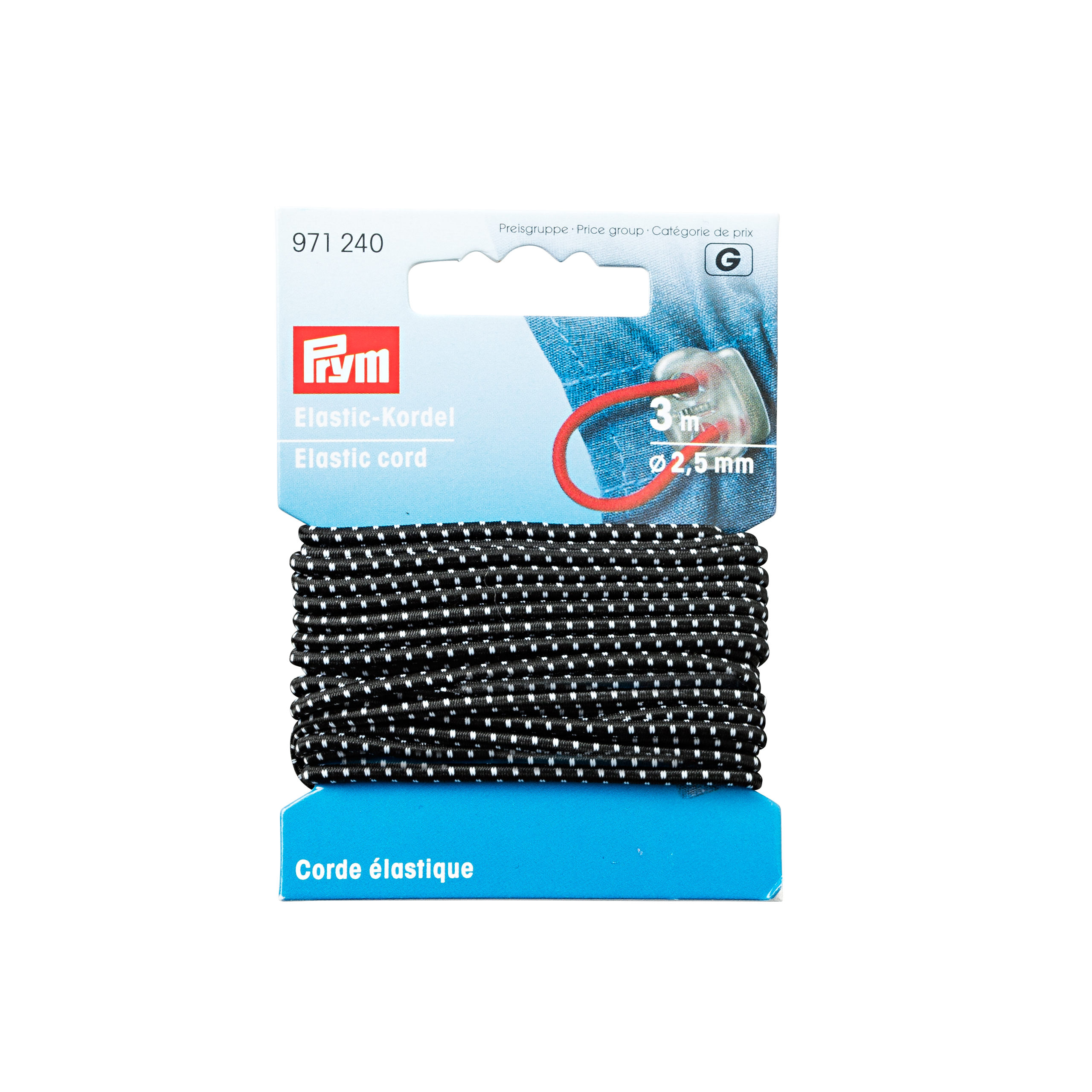 Elastic-Kordel in verschiedenen Farben