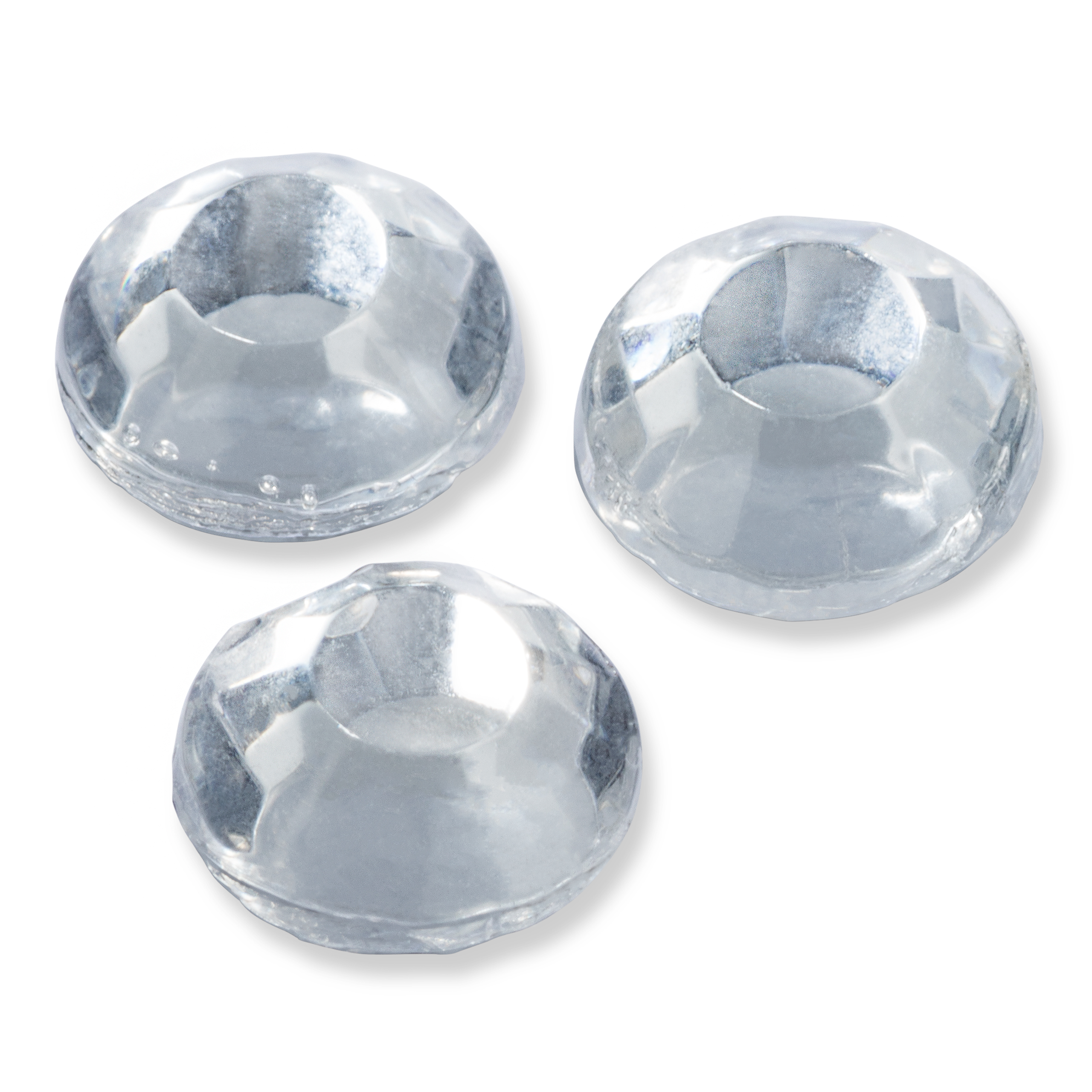 Strasssteine, lose, rund, aufbügelbar, 6mm, silberfarbig