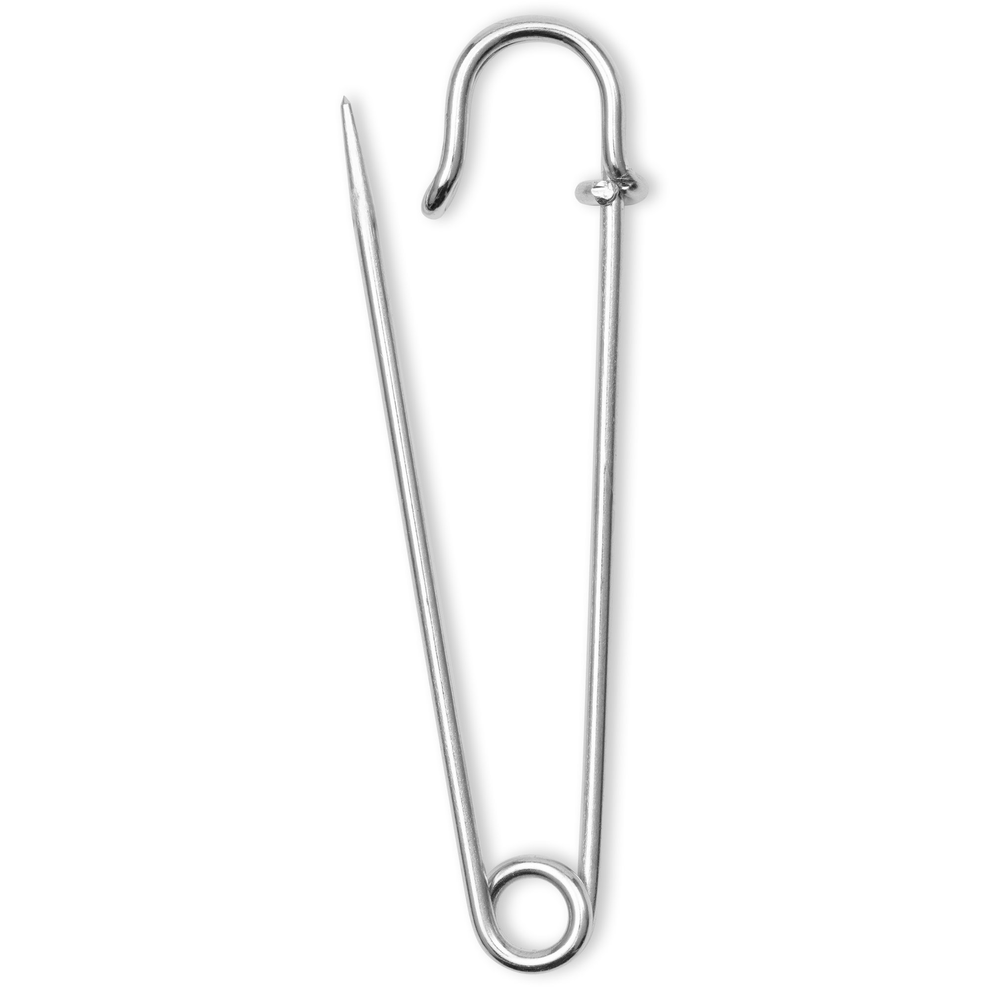 Kiltnadel, 76mm, silberfarbig