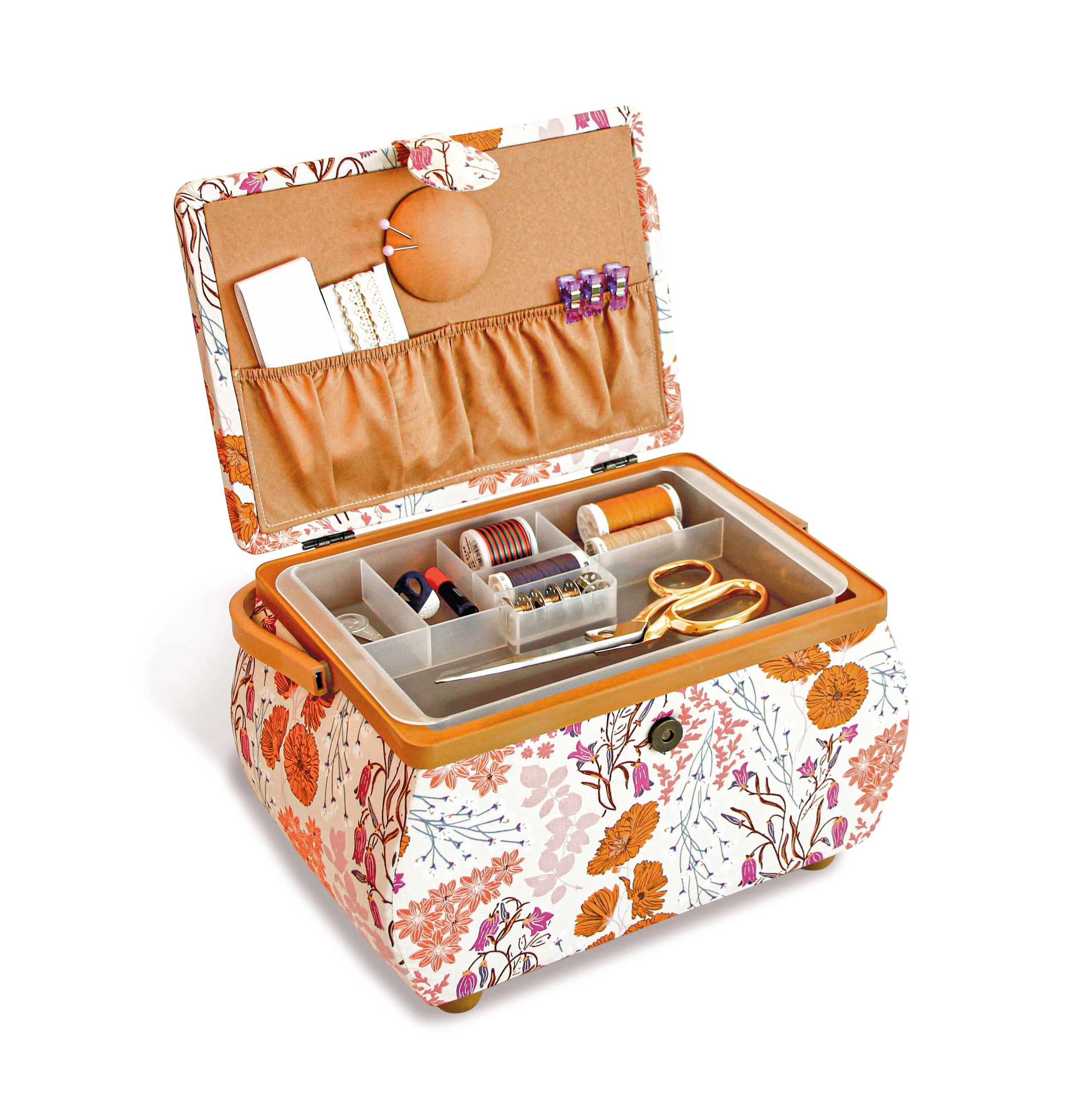 Nähkorb L Bluebells offen