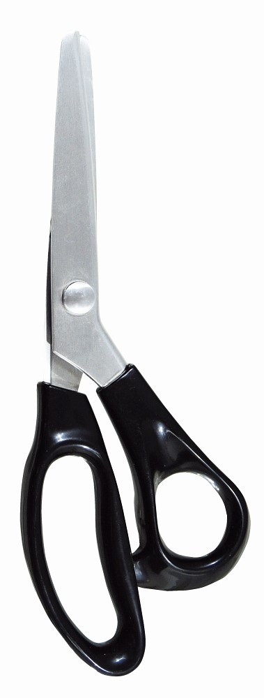 Zackenschere ca. 235mm in Schwarz lose vorne