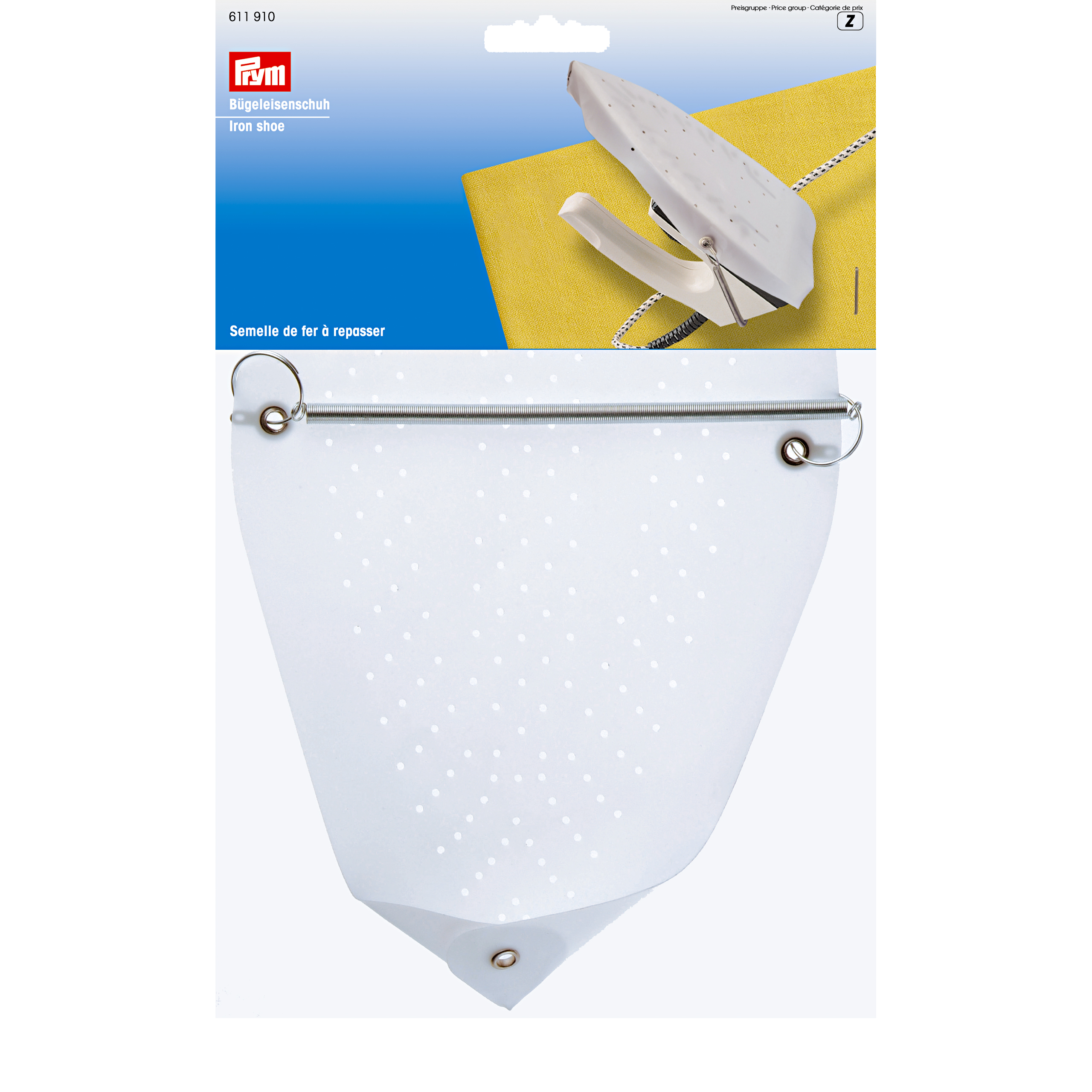 Bügeleisenschuh karte