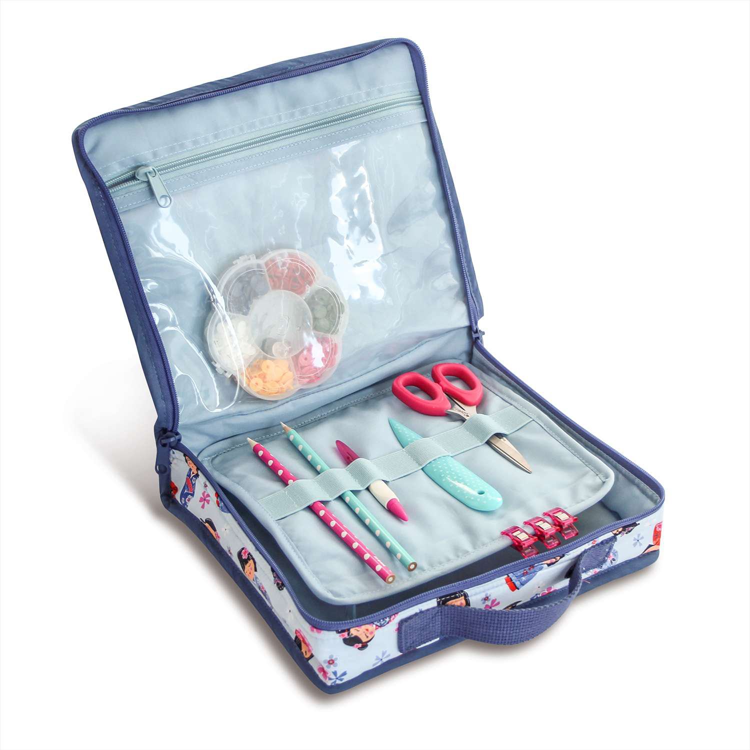 All-in-one Tasche Mini Kokeshi offen