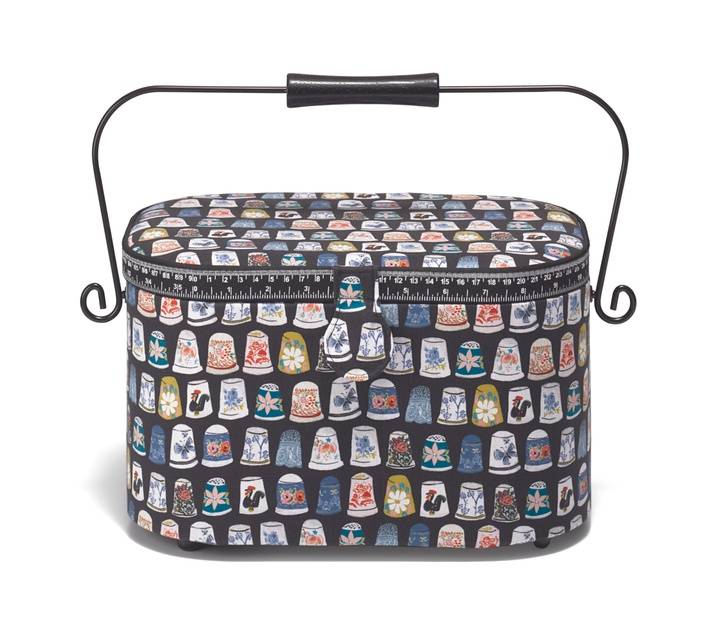 Nähkorb L oval Thimbles