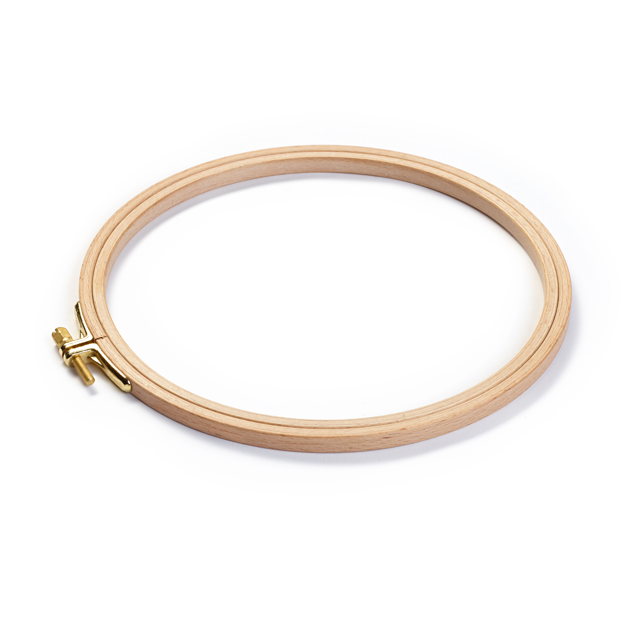 Stickrahmen Buchenholz mit Schraube, 8mmx13cm oben