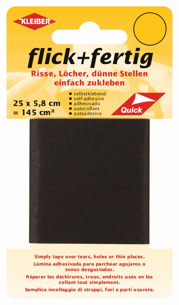 Flick + Fertig in Schwarz