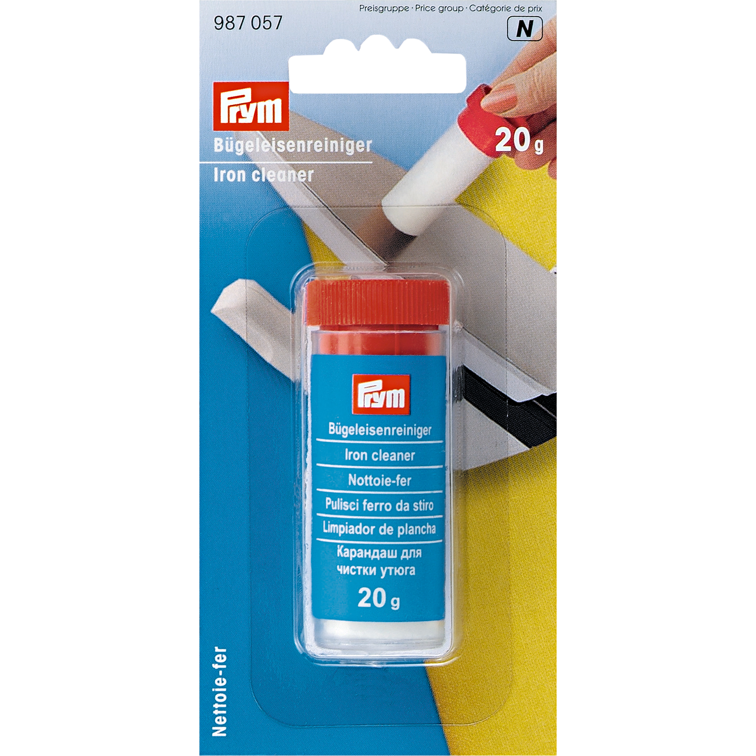 Bügeleisenreiniger karte