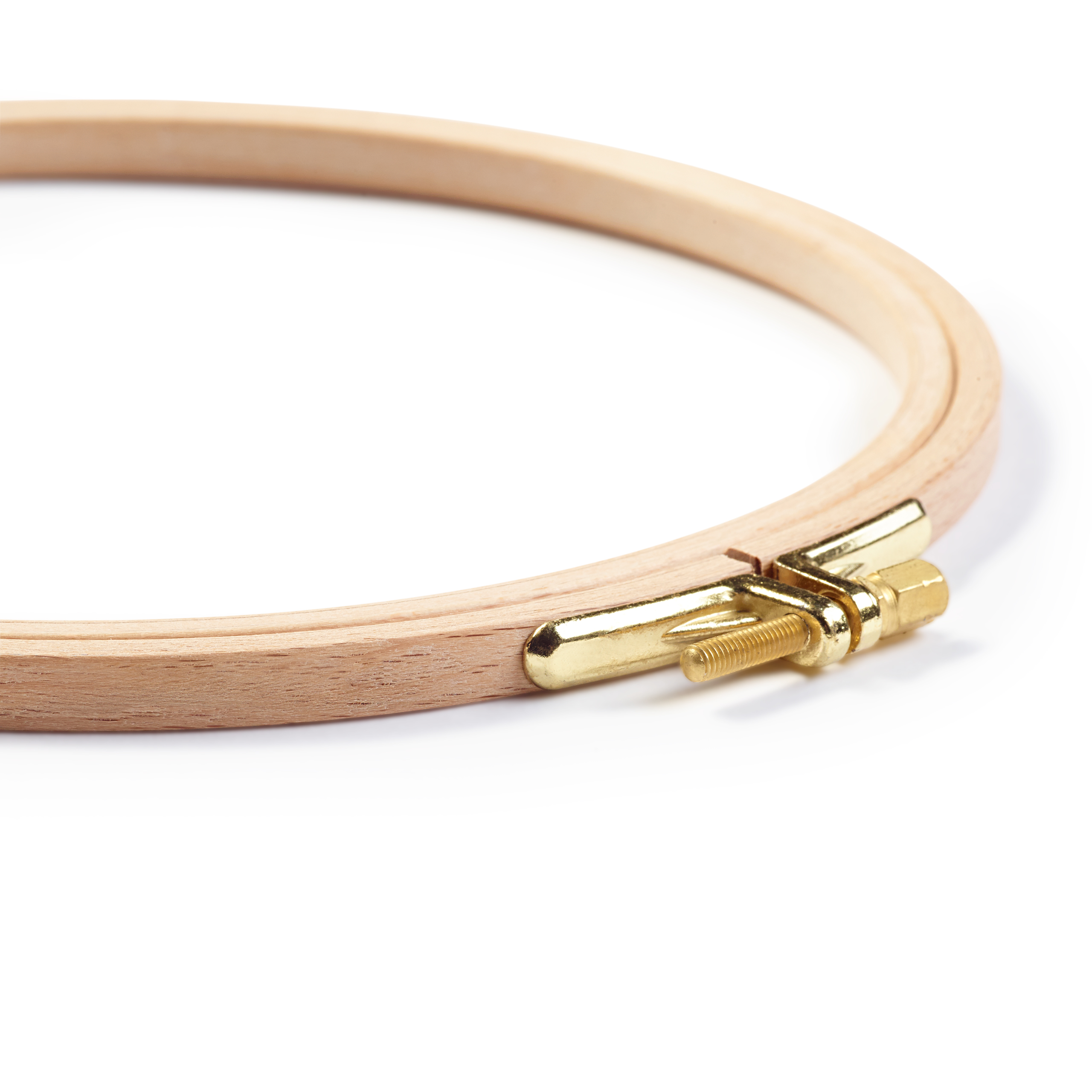 Stickrahmen Buchenholz mit Schraube, 8mmx13cm lose