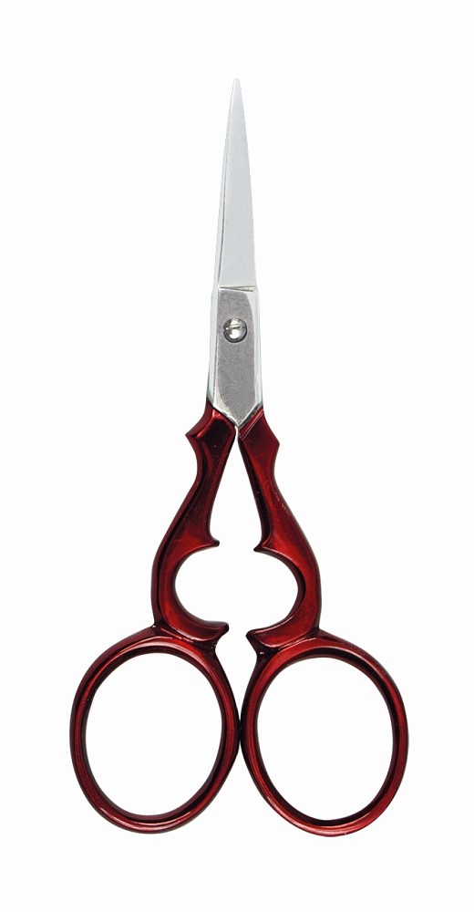 Stickschere von Kleiber in Hellrot