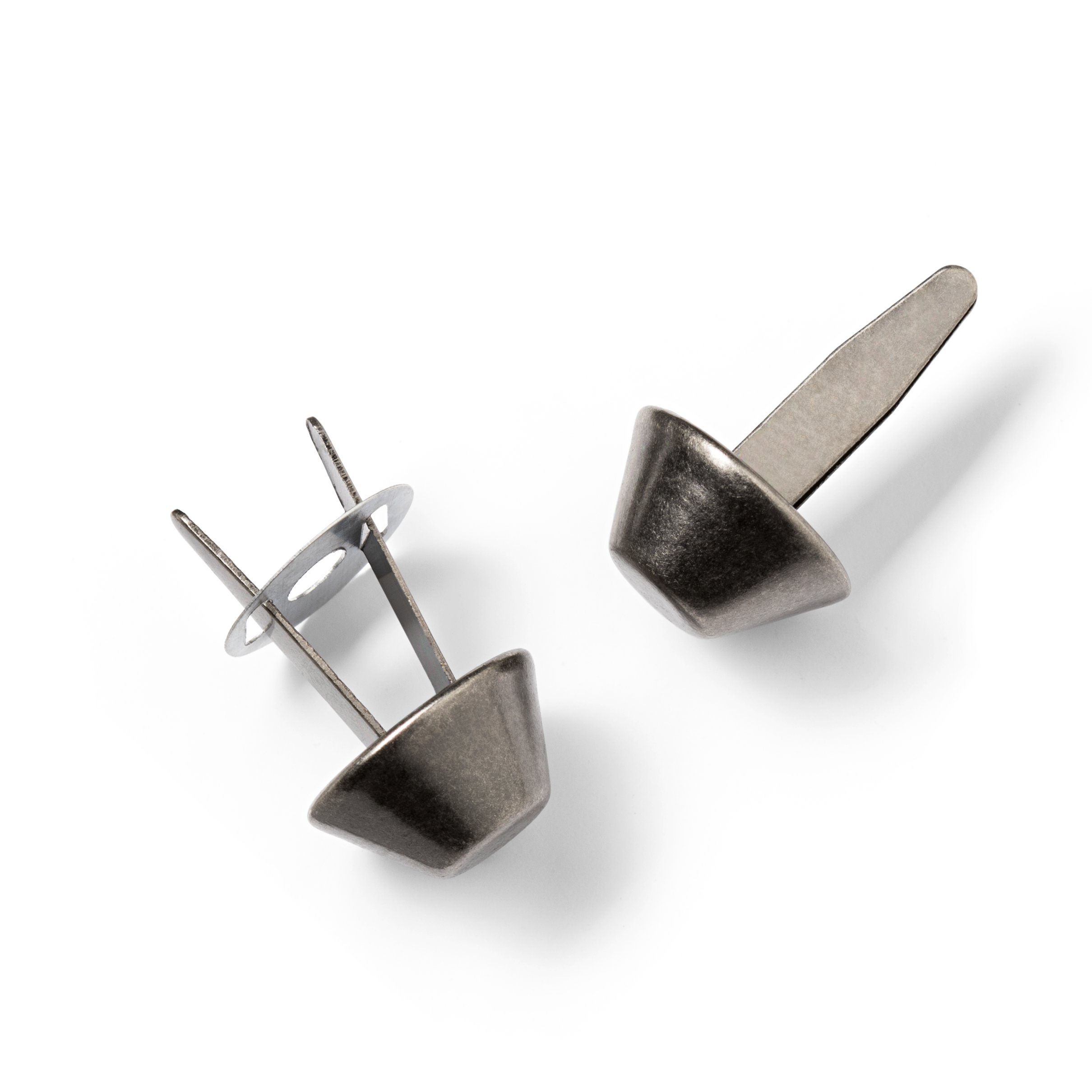 Bodennägel für Taschen 15mm, Altsilber