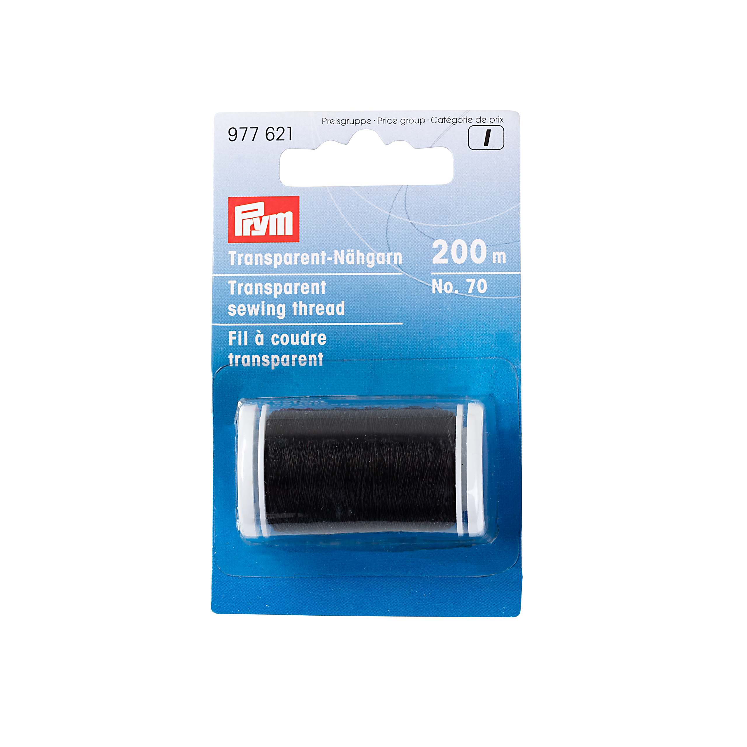 Transparent-Nähgarn Schwarz karte