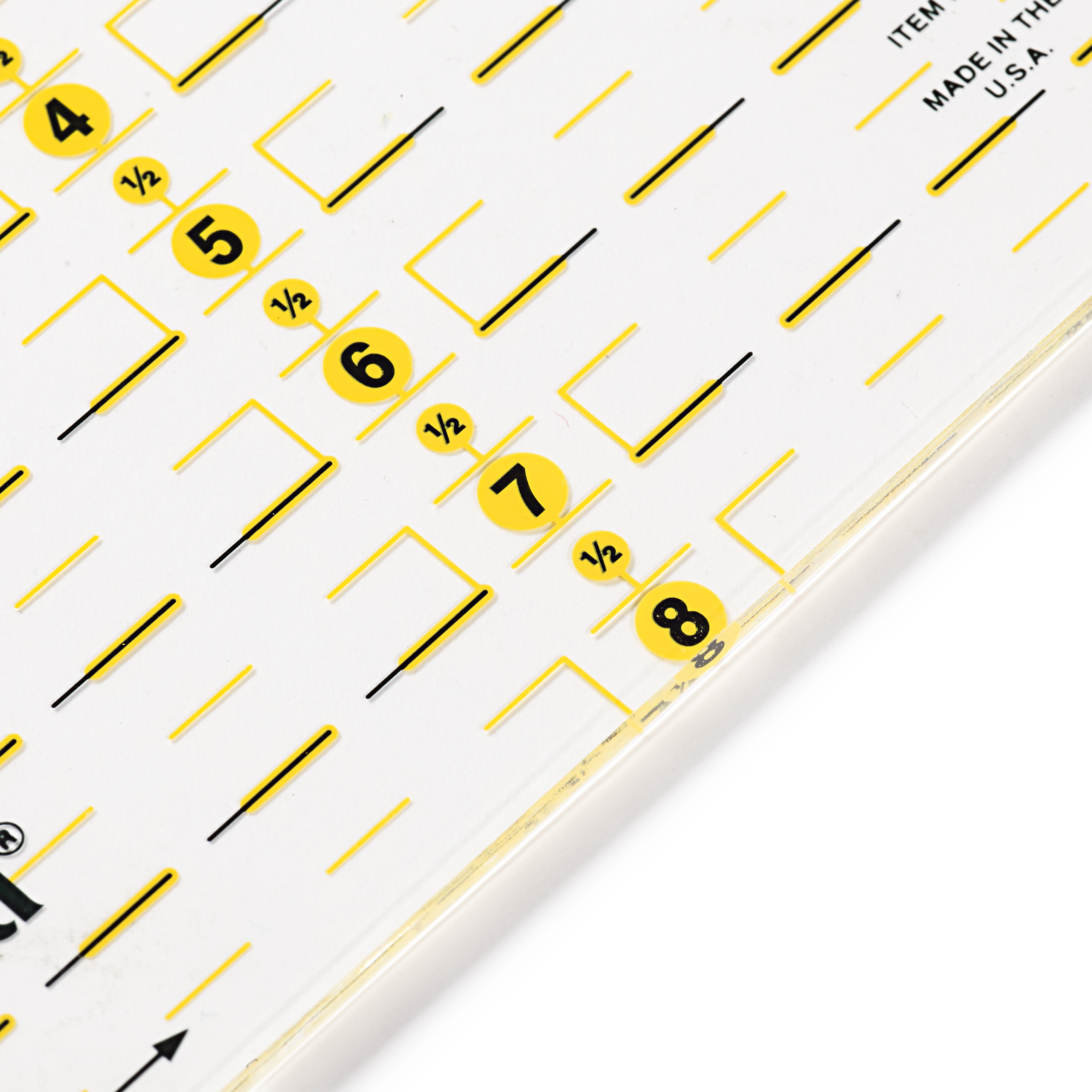 Flottes Dreieck, für ½ Quadrat-Dreiecke, bis 6inch