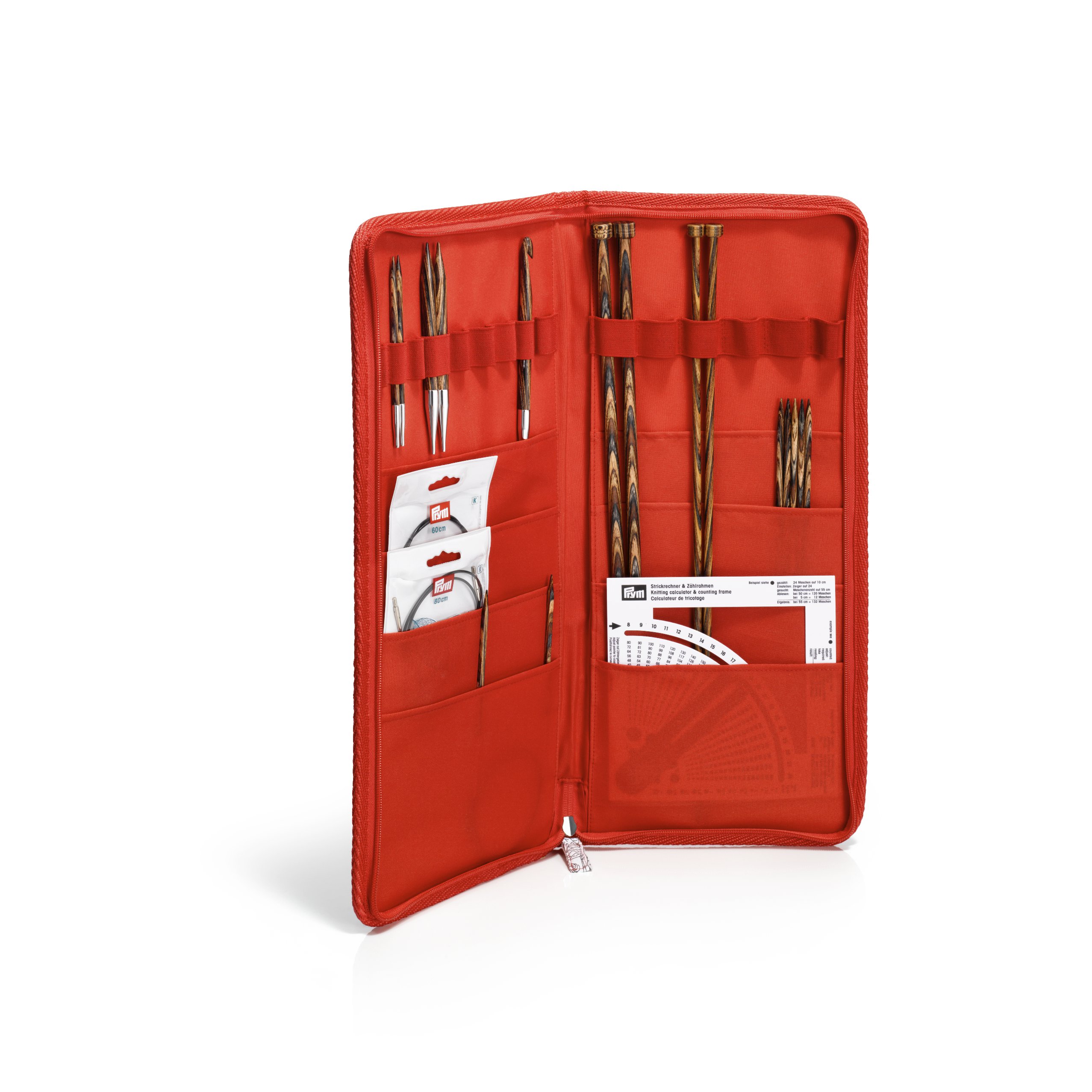 Stricknadeletui Merino offen