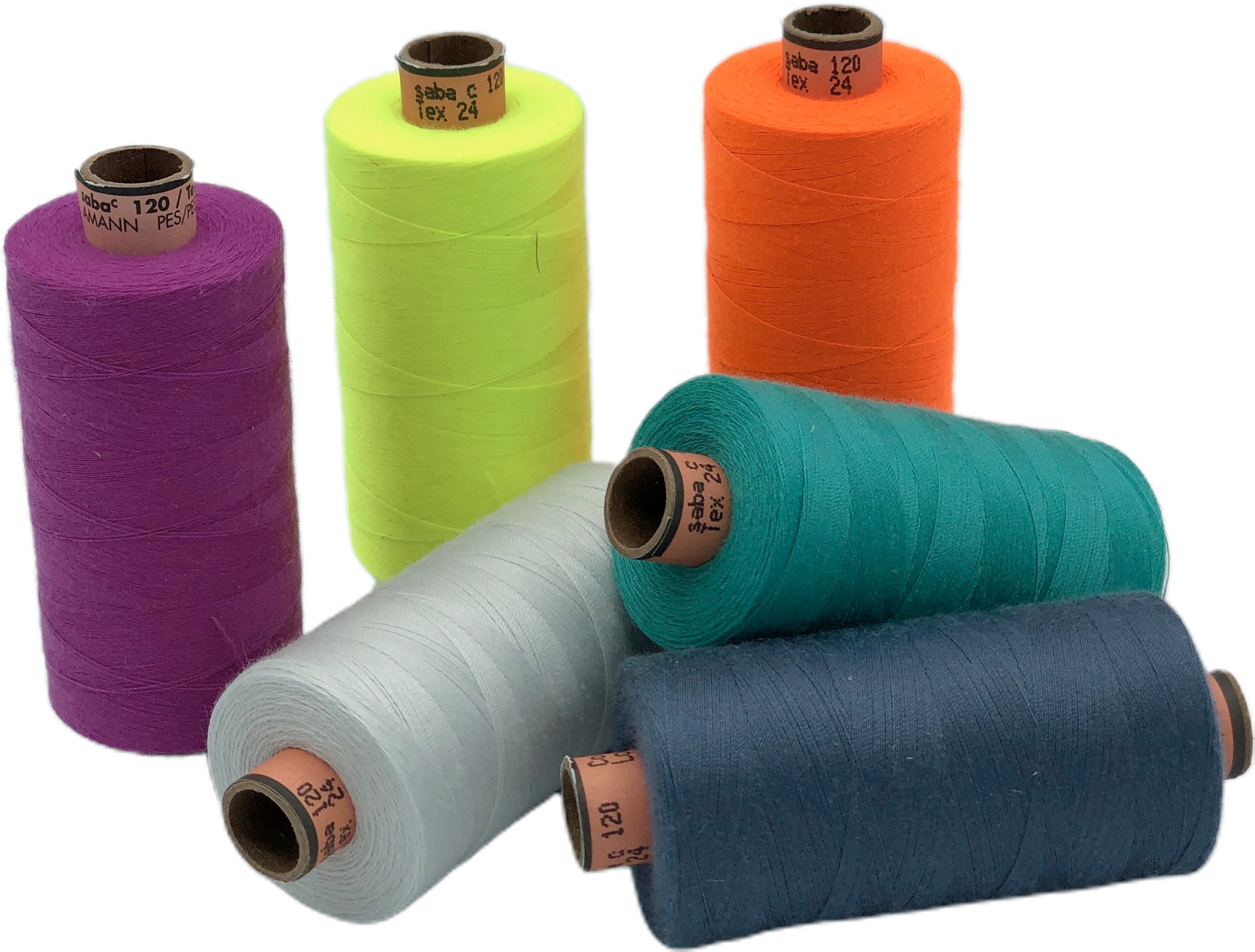 Nähgarn von Amann, 120er Stärke in verschiedenen Farben lose