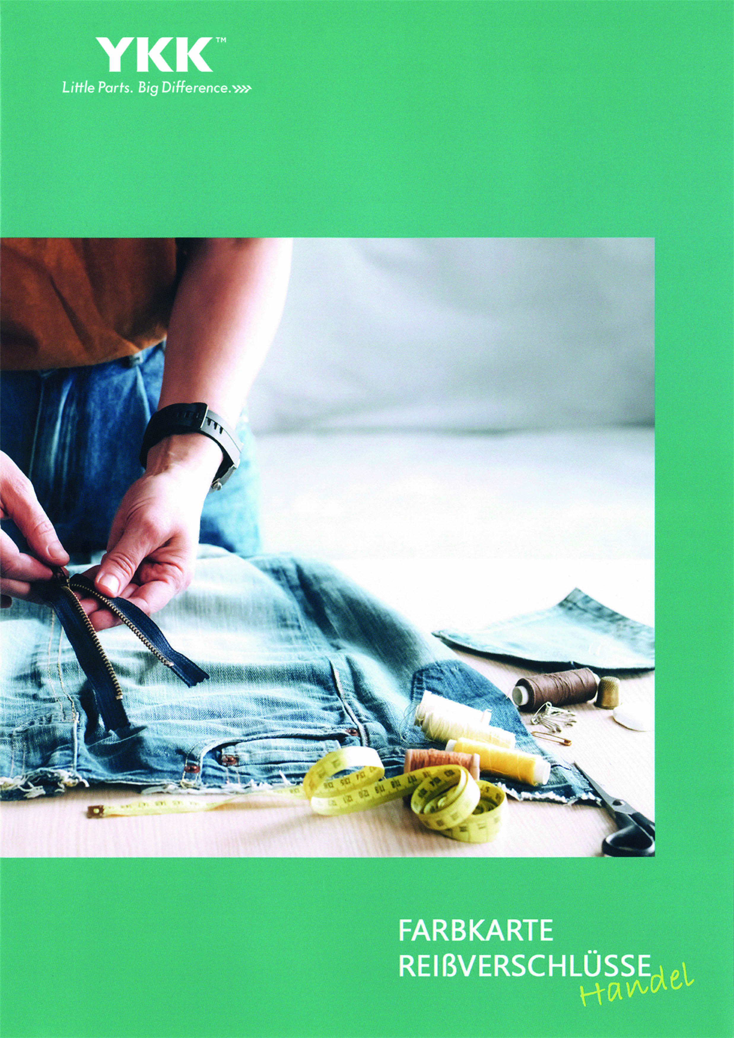 YKK Farbkarte Titelseite