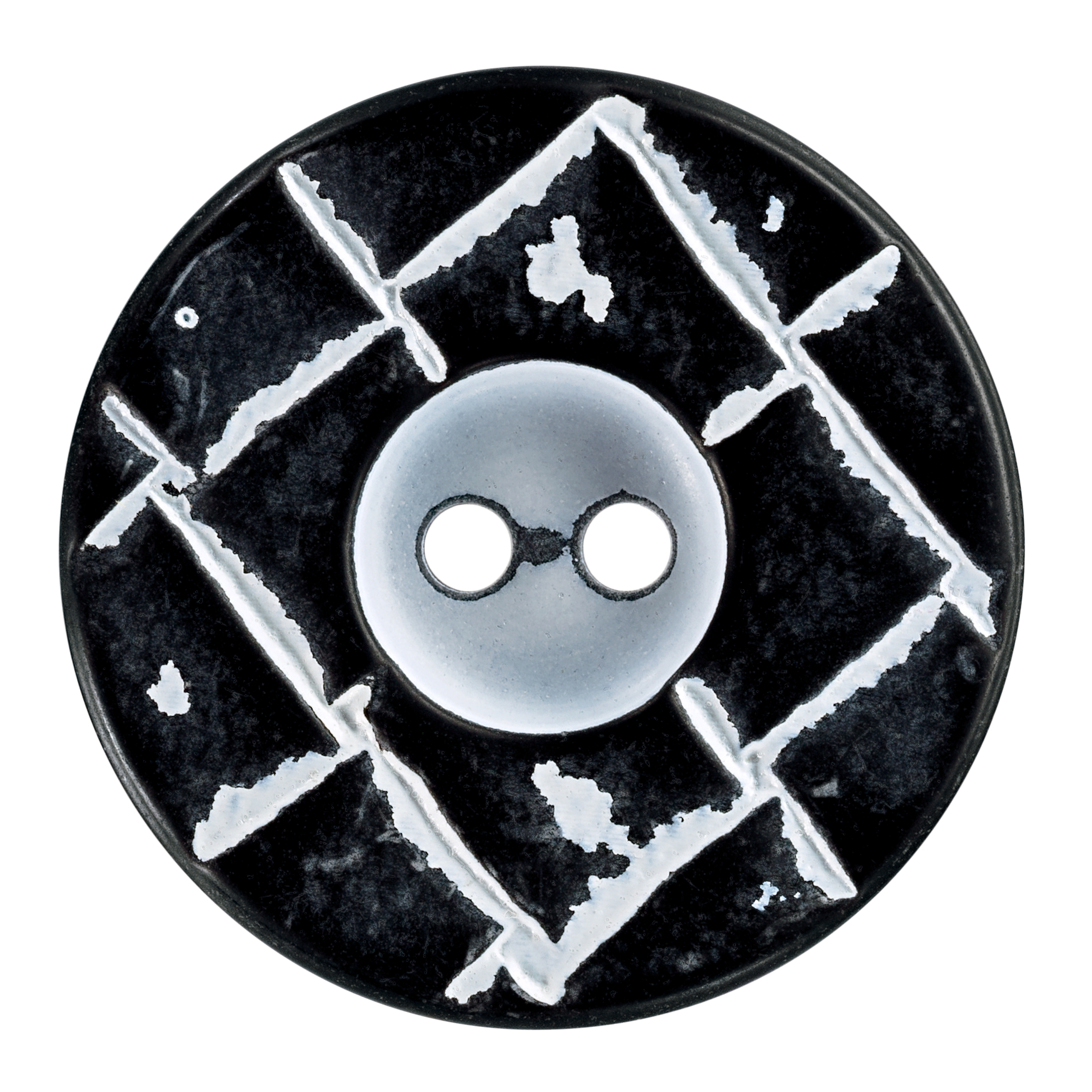 Knöpfe "Bluse und Jacke", schwarz/weiß, 2-Loch