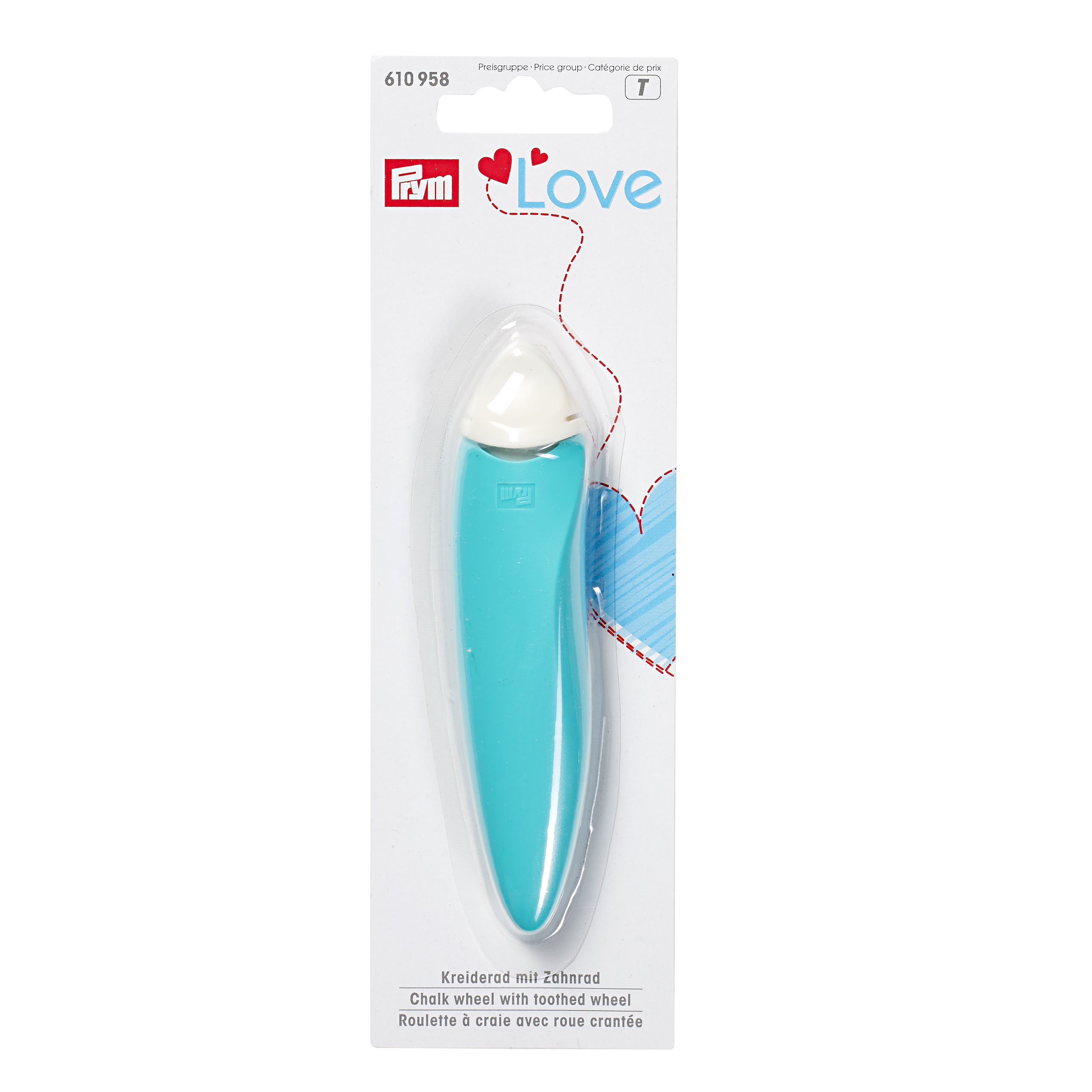 Kreiderad Stift "Prym Love", prym.ergonomics karte