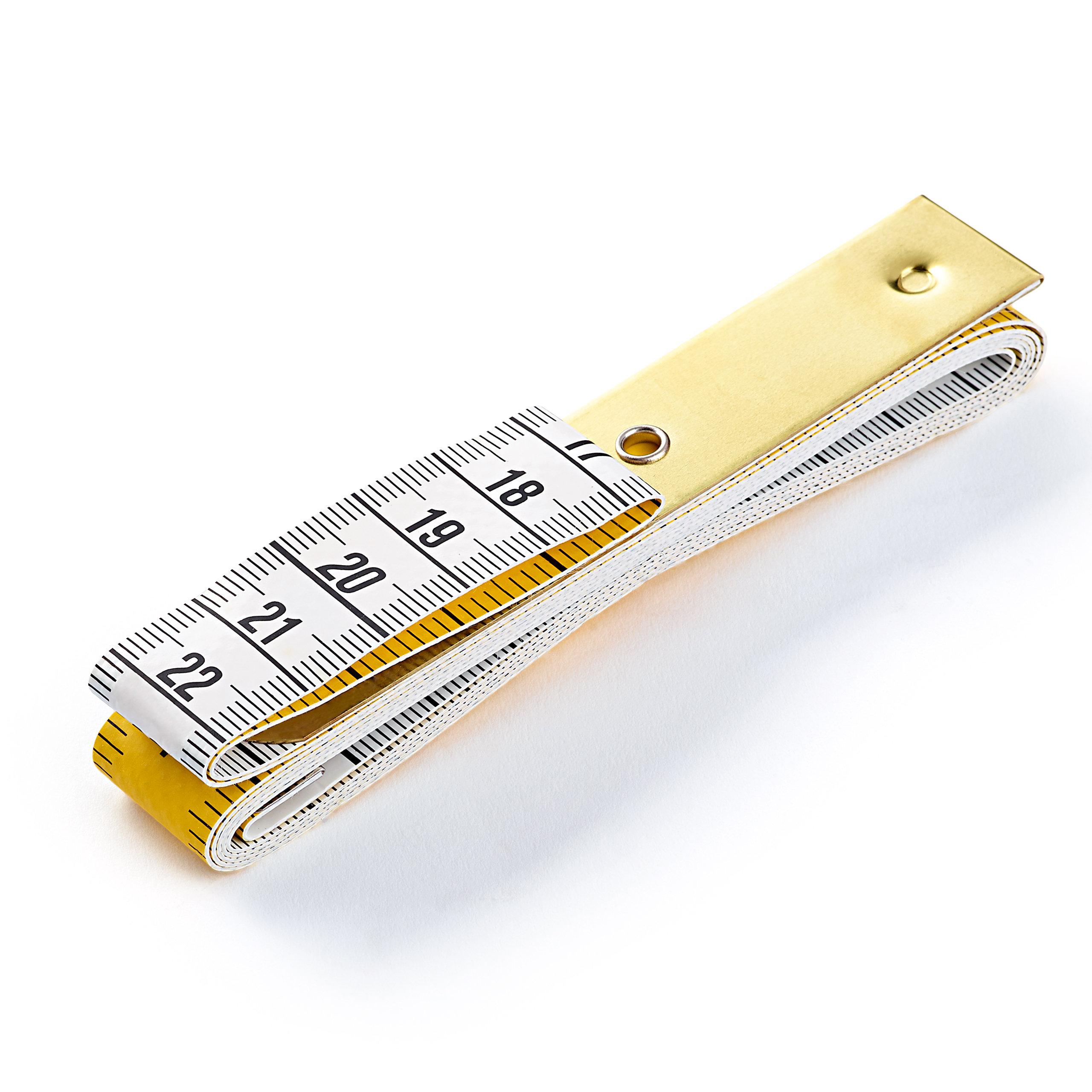 Maßband Profi mit Metallplatte, 150cm/60inch