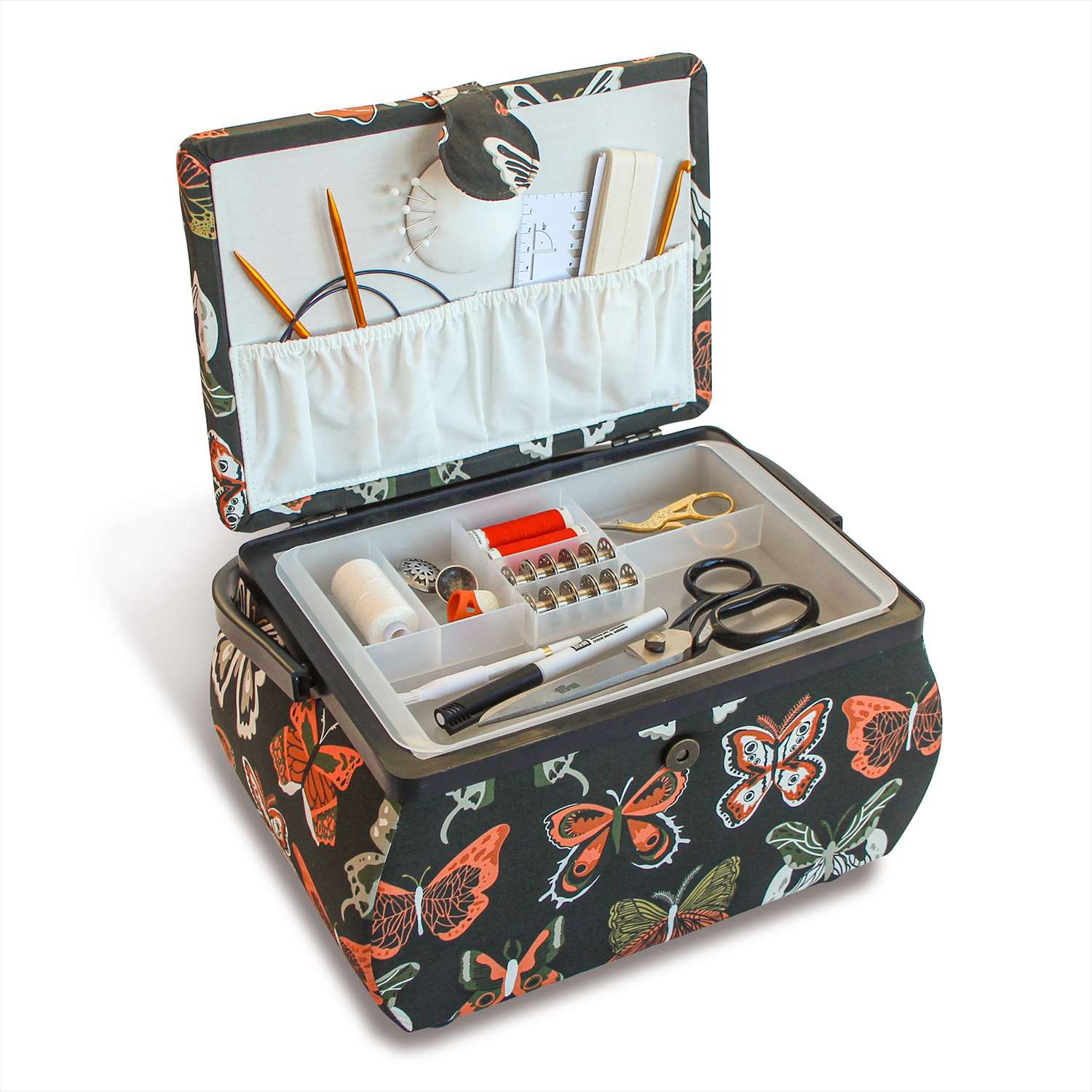 Nähkorb L Butterfly offen