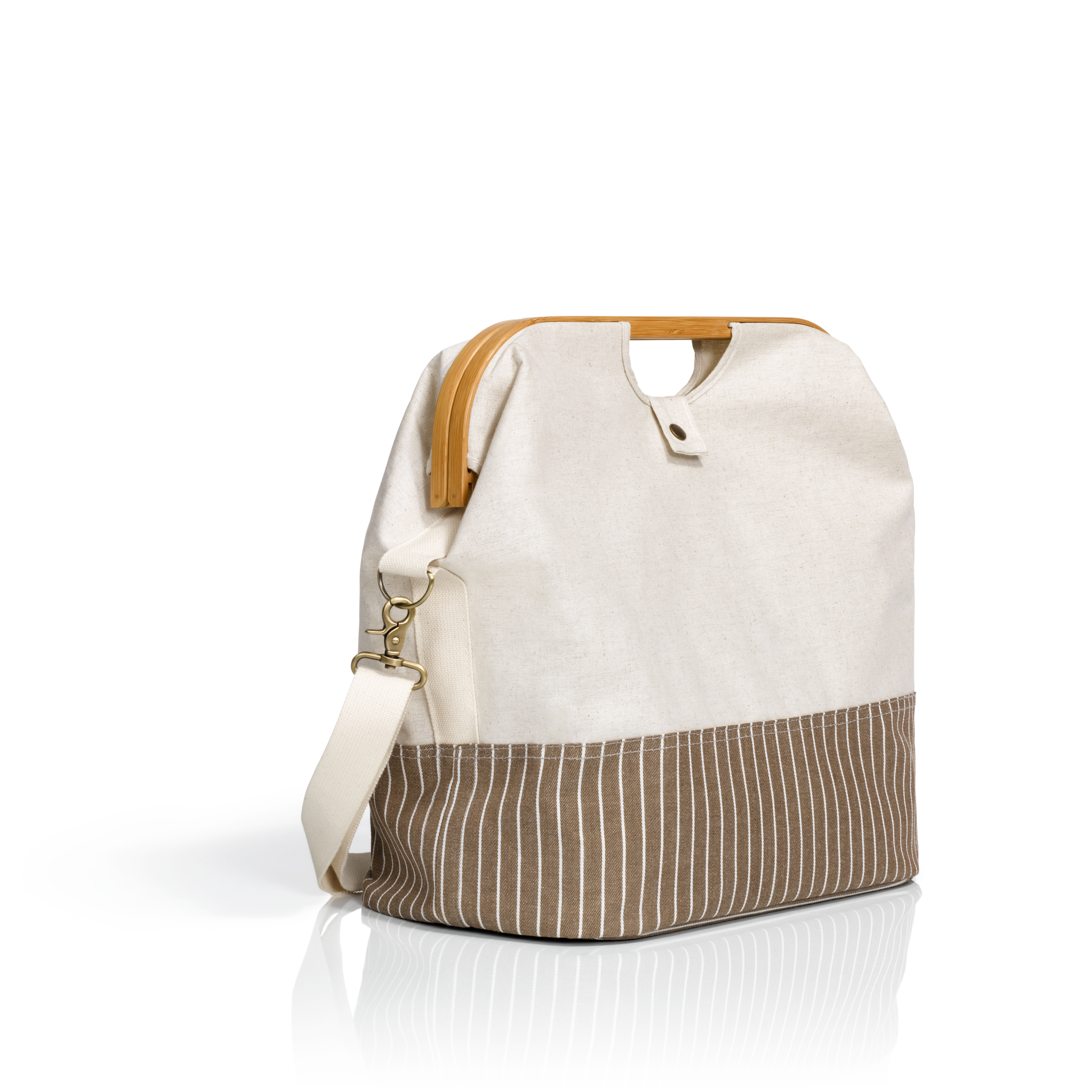 Store & Travel Bags "Canvas & Bamboo" in Natur